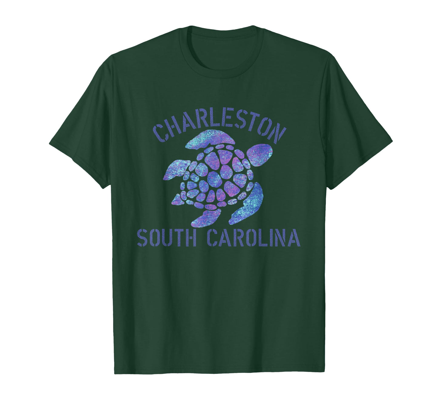Charleston, SC Beach Design / Tribal Turtle Gift T-Shirt