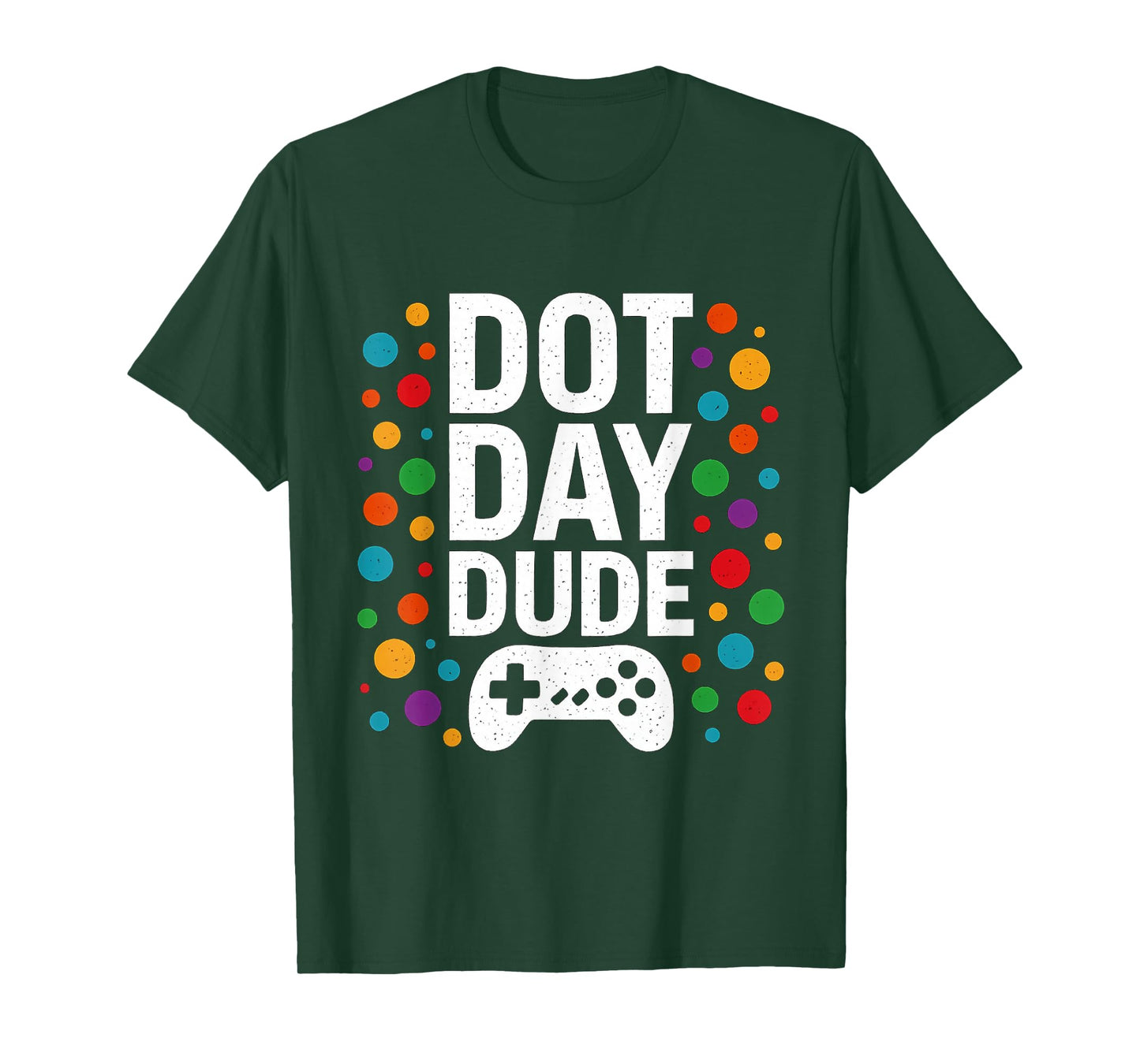 Dot Day Dude Colorful Kids Boys Toddler Polka Dots T-Shirt