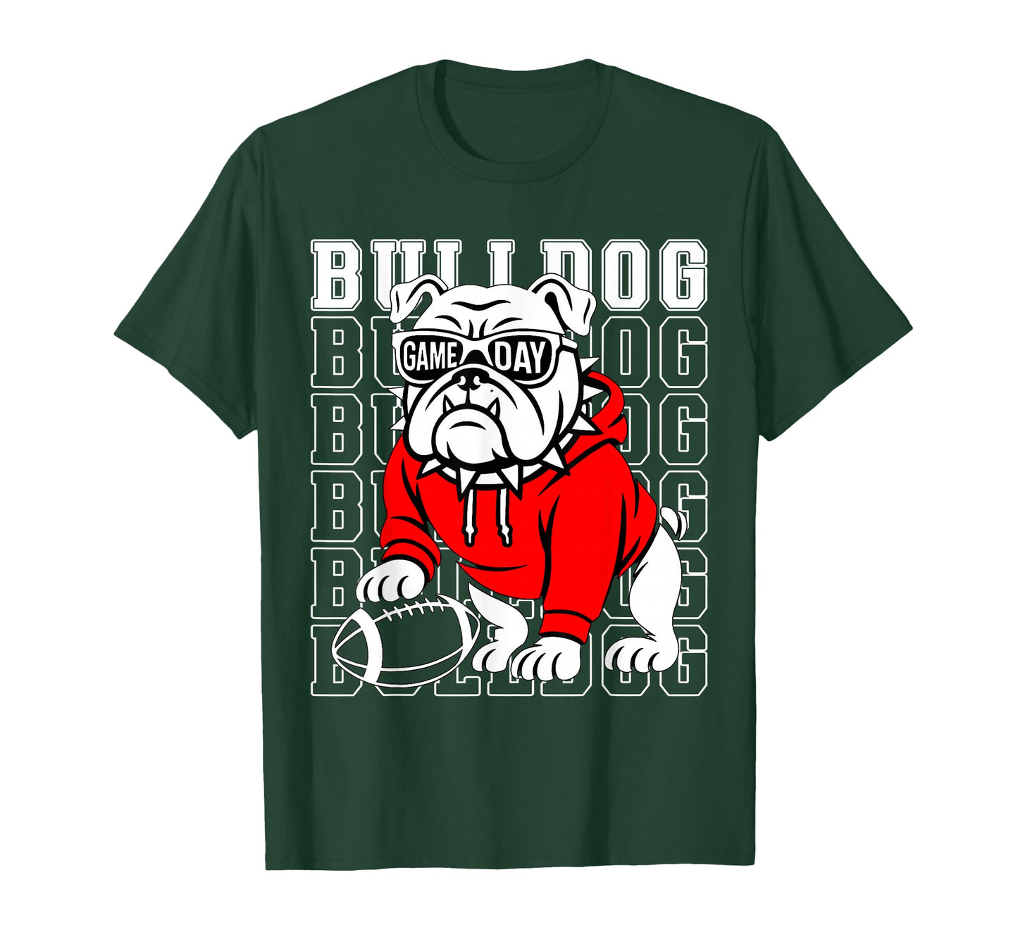 Bulldogs Graphic Go Dawg Men Women Kid Boy Girl T-Shirt