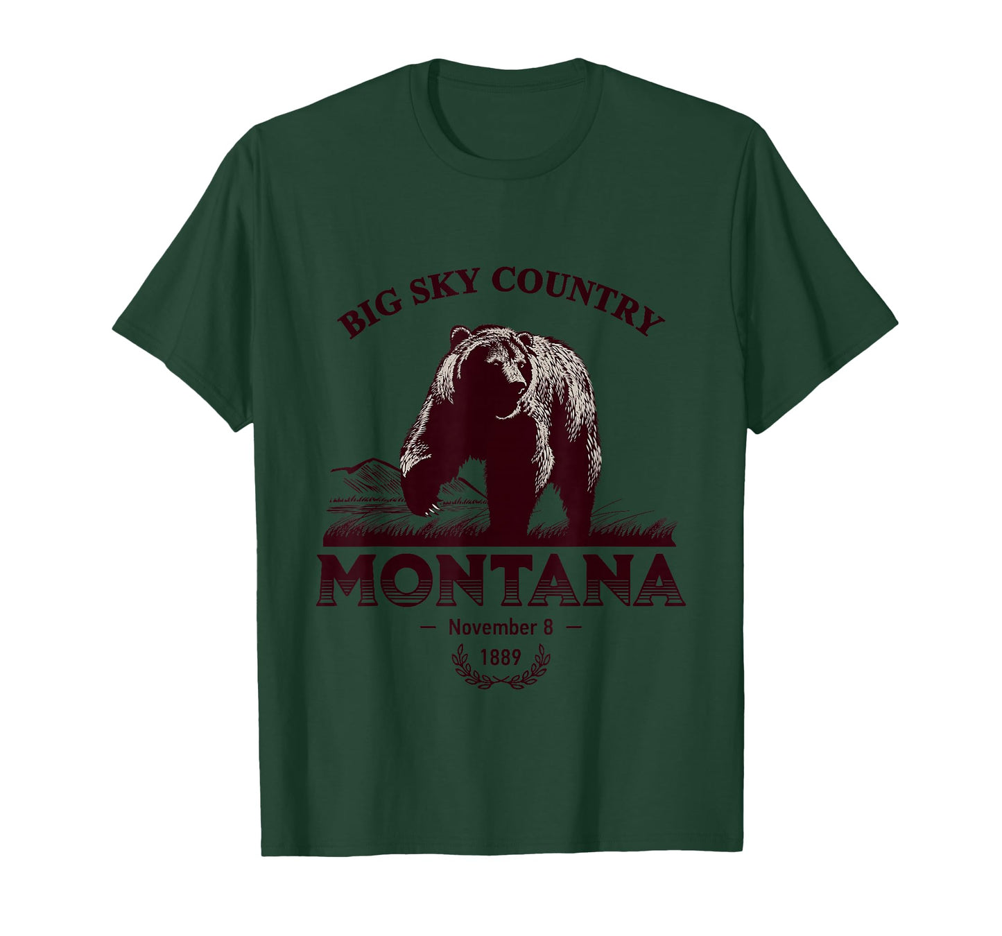 Montana State T-Shirt - Big Sky Country T-Shirt