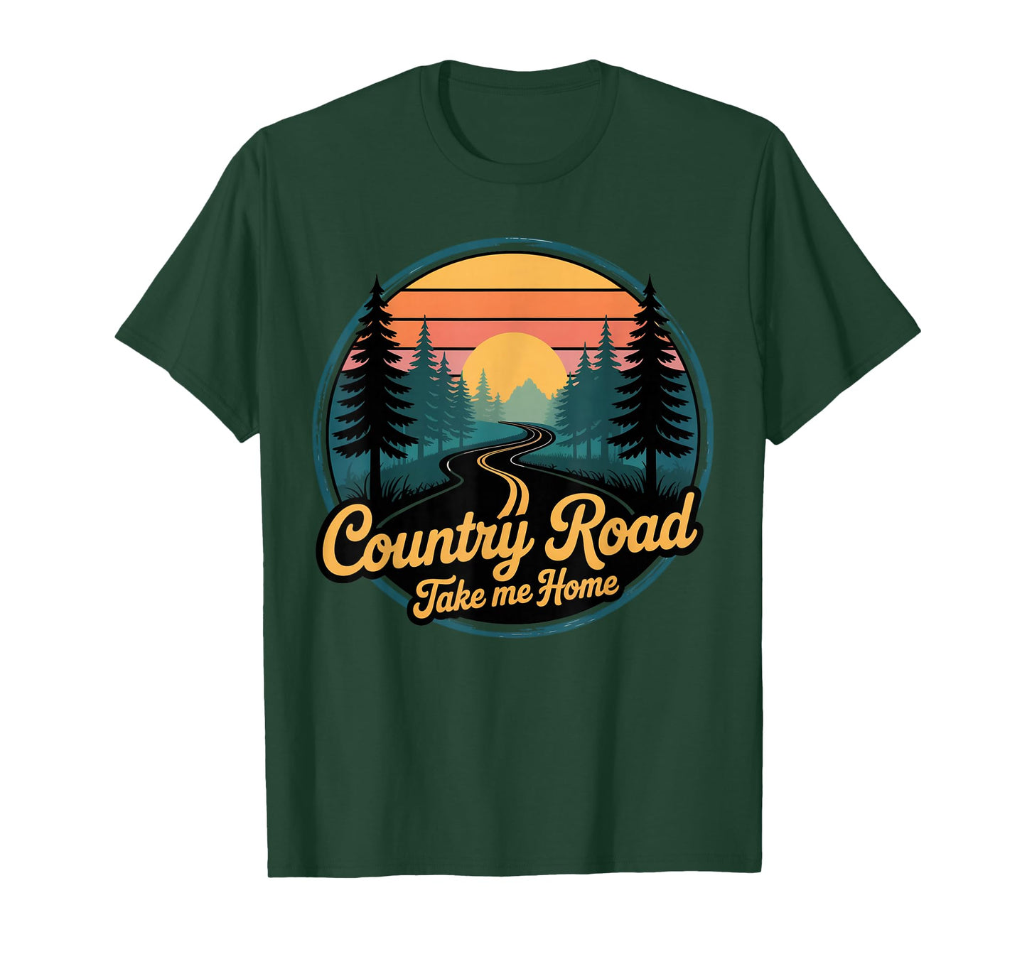 Take Me Home Country Roads Mountain Vintage Country Roads T-Shirt