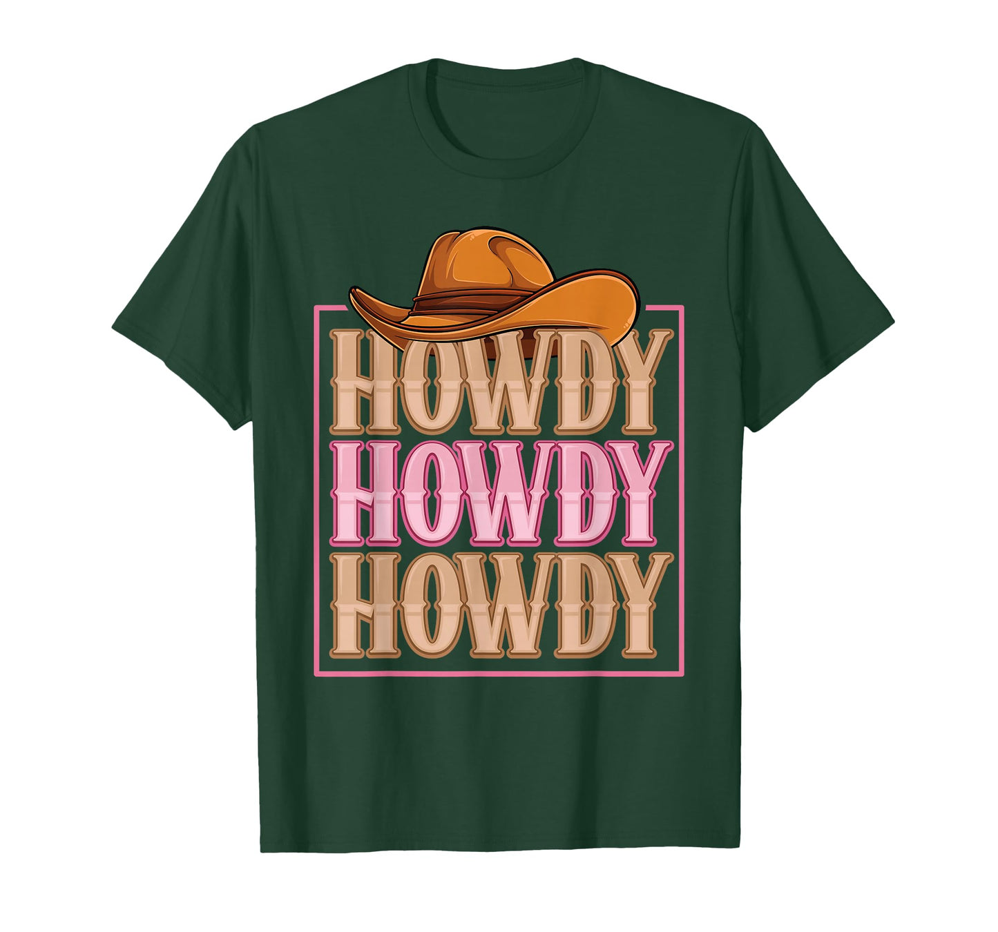 Howdy Cowgirl Western Country Rodeo Southern For Women Girls T-Shirt