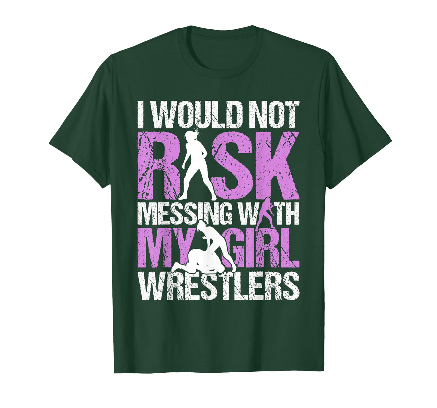 Wrestling Coach Wrestler Dont Mess Girls Wrestling Coach T-Shirt