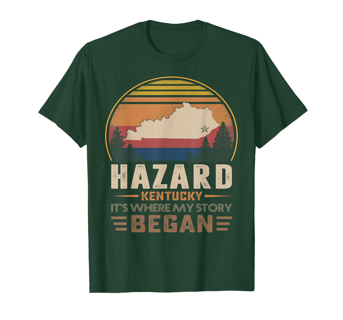 Hazard Kentucky Where My Story Began T-Shirt