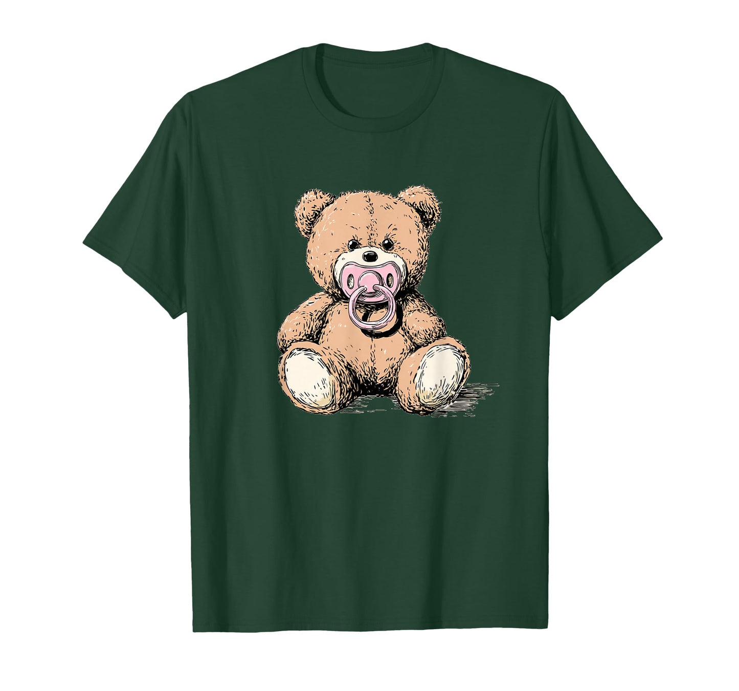 Amazing Teddy Bear Pacifier Look T-Shirt