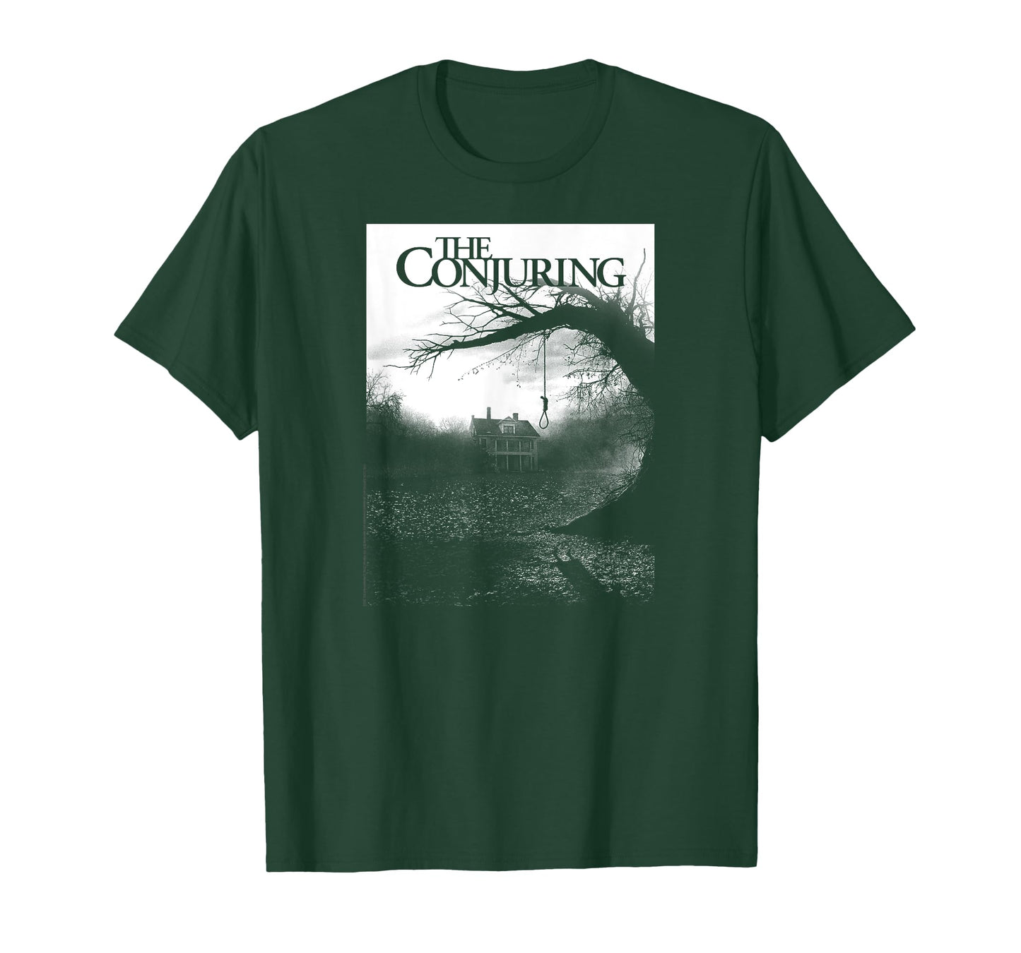 The Conjuring Black and White Poster Horror Movie T-Shirt