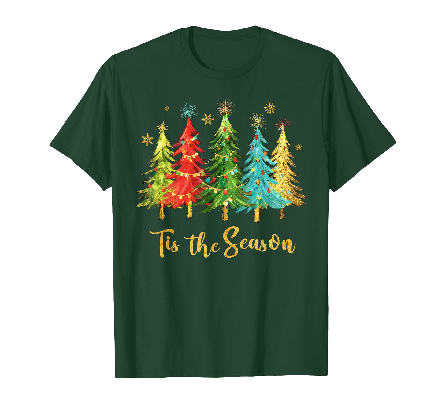 Retro Tis The Season Christmas Season Men Women Kids T-Shirt