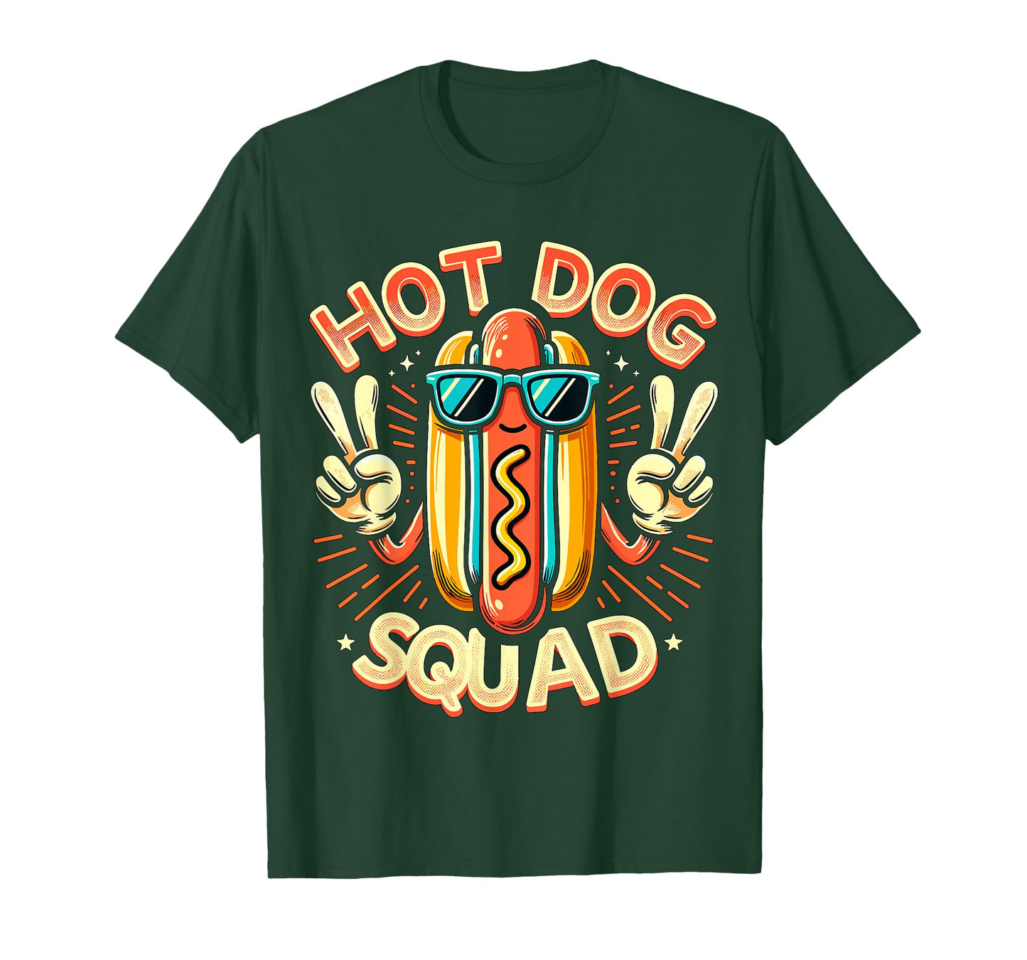 Hot Dog Squad Hot Dog Stand Team Hotdog Crew T-Shirt