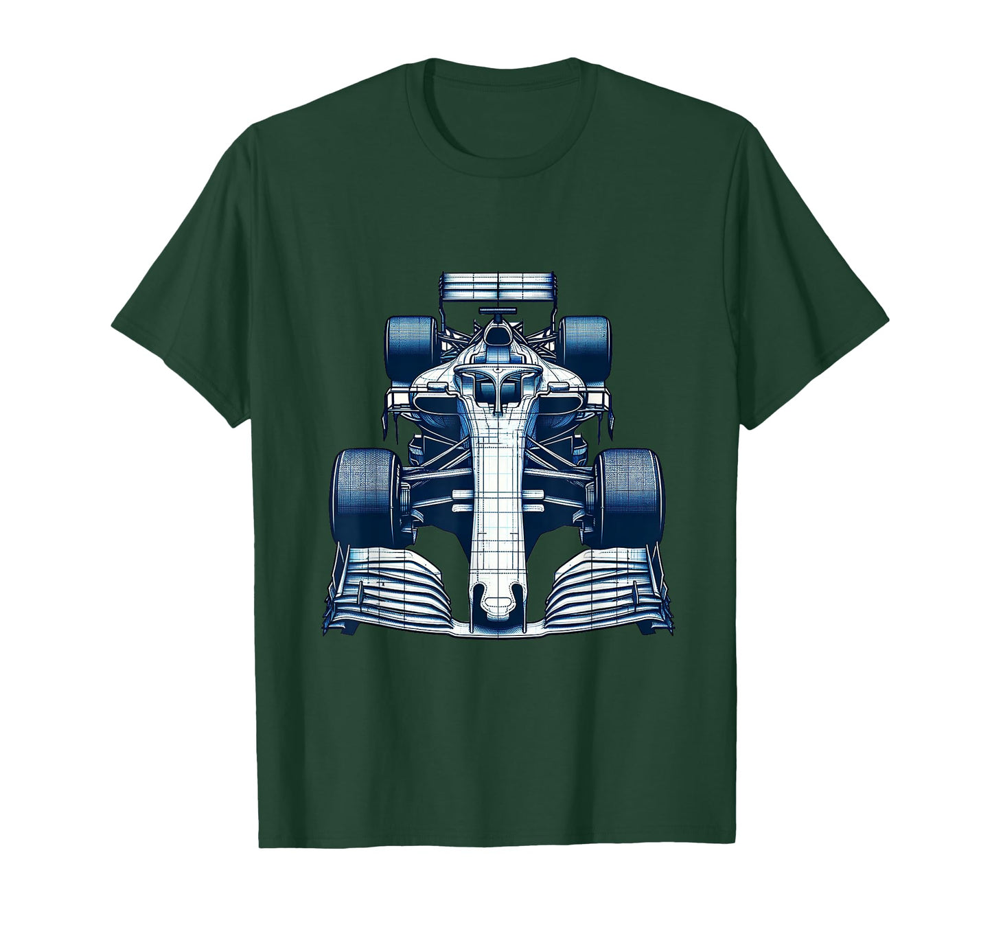 Race Motorsport Racing Blueprint Mechanical Engineering T-Shirt