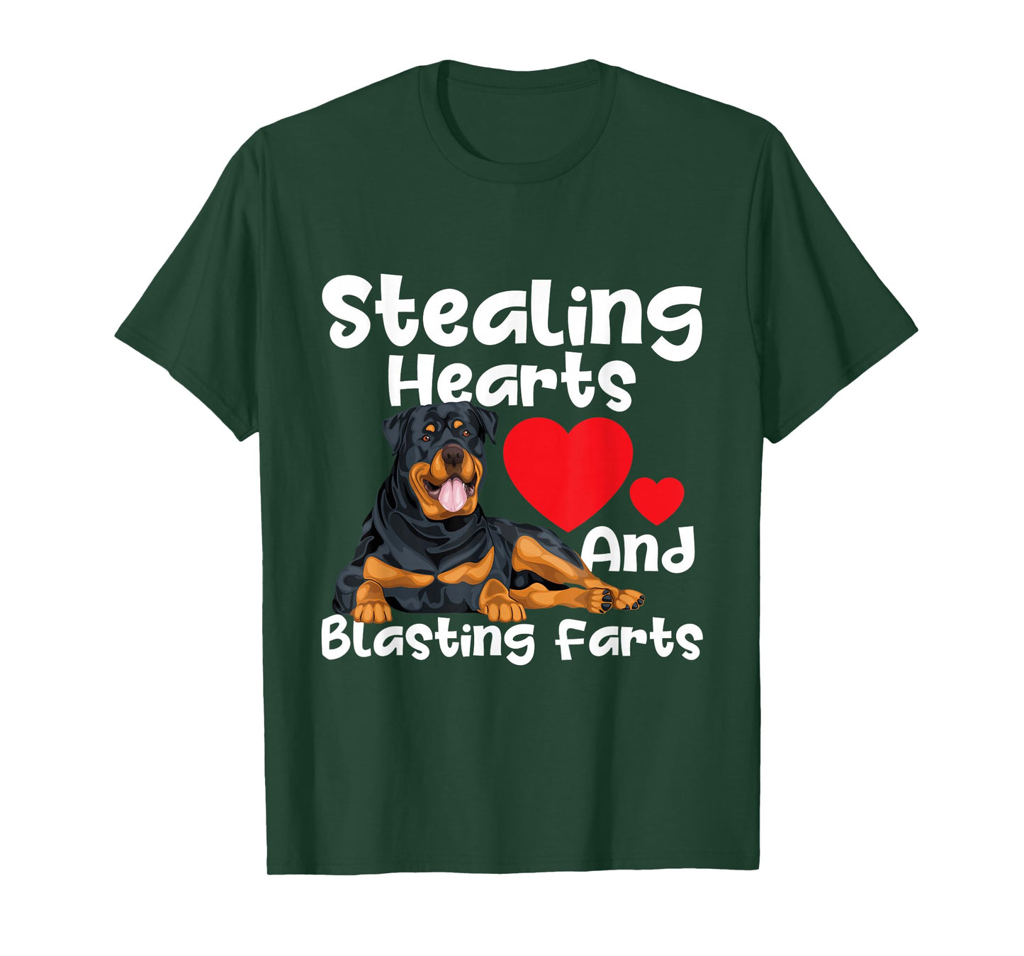Stealing Hearts & Blasting Farts - Rottweiler Puppy Owner T-Shirt