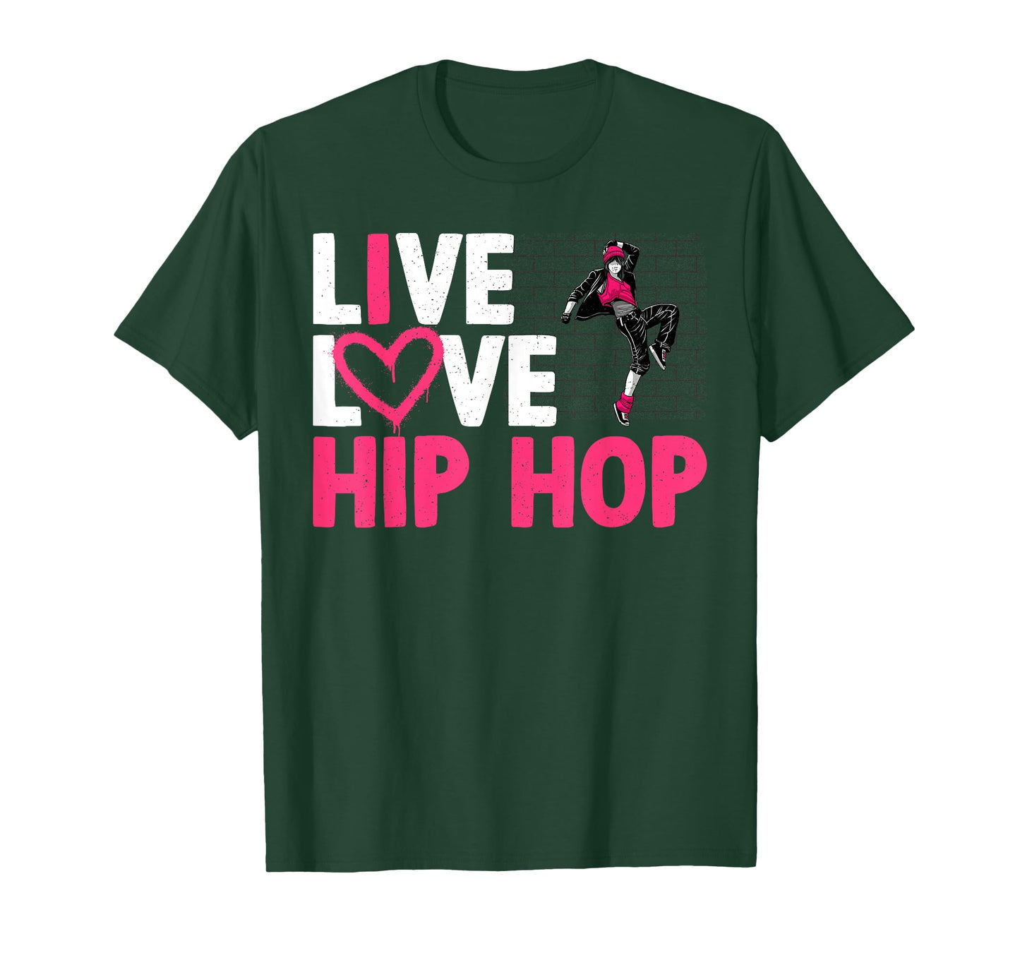 Cool Hip Hop Dancer Design for Women Girls Hip Hop Lovers T-Shirt