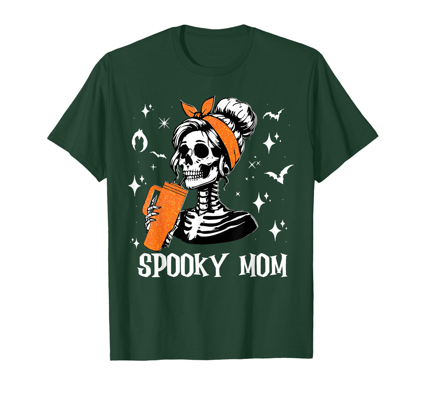 Retro Spooky Mom Halloween Costume Women Spooky Mama T-Shirt