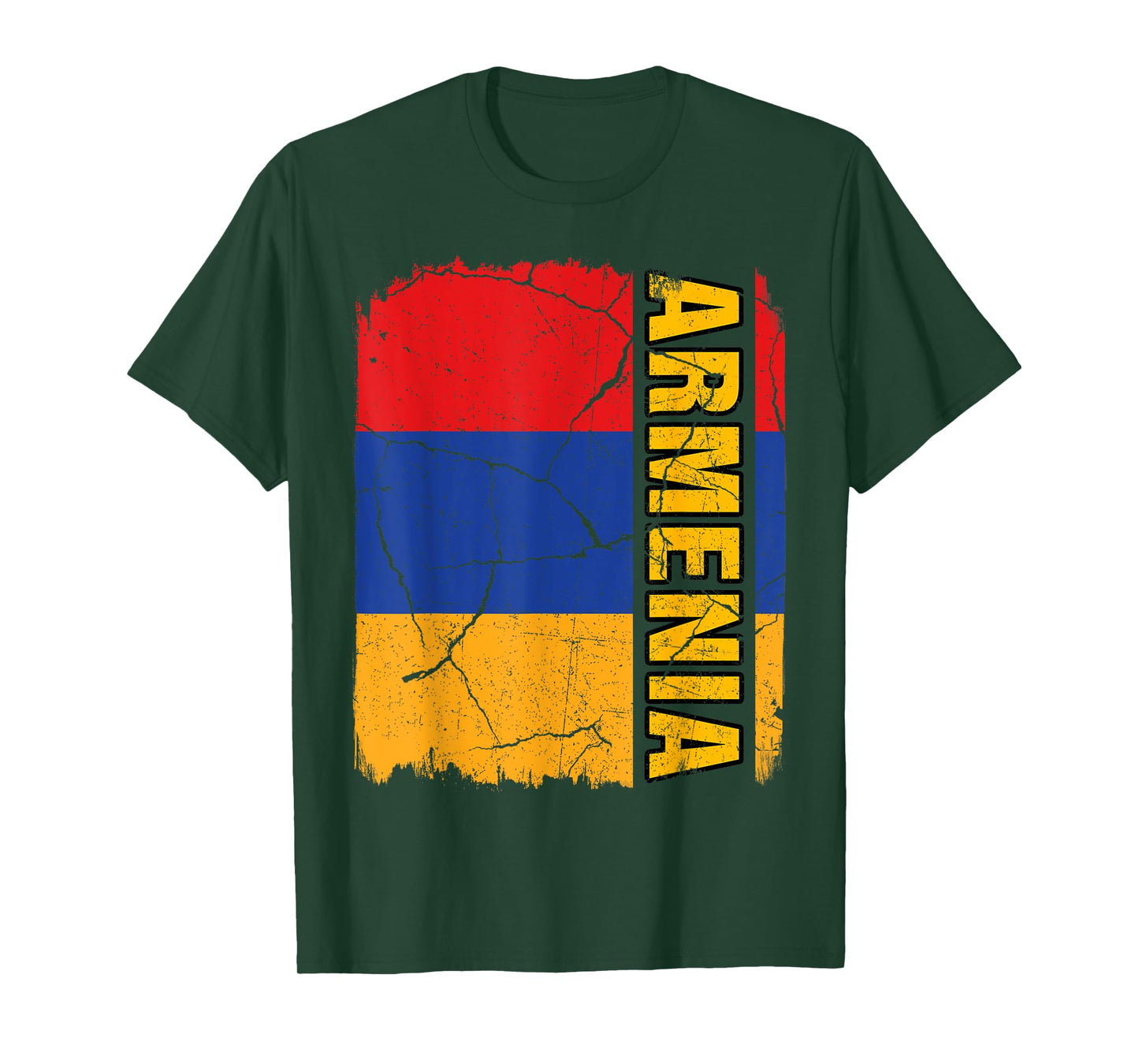 Vintage Armenian Flag Armenia Pride Roots Heritage Gift T-Shirt