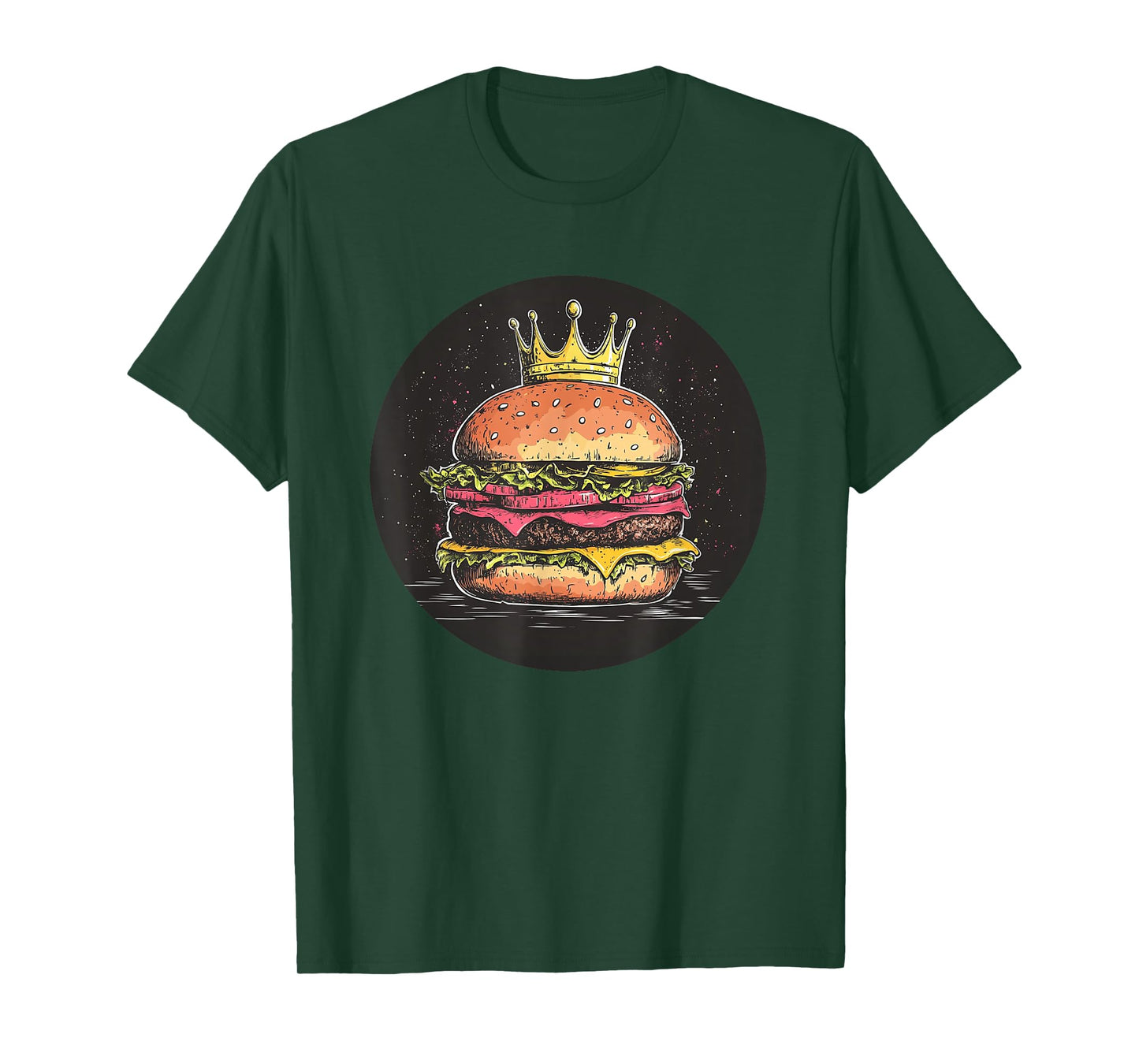 Kingdom Burger Outfit for Burger with Crown Graphic T-Shirt
