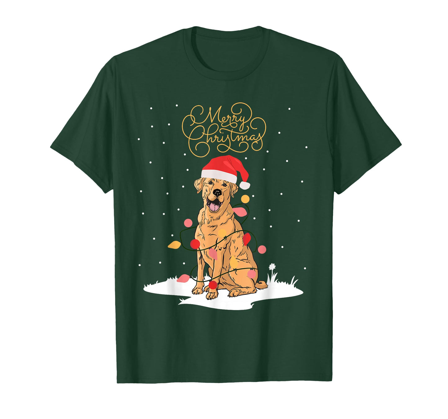 Labrador Retriever Merry Christmas Lab Xmas Labbi Christmas T-Shirt