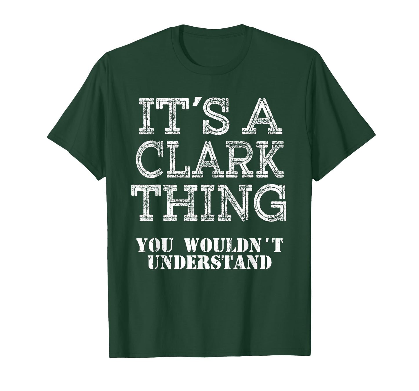 Its A Clark Thing You Wouldnt Understand Matching Family T-Shirt