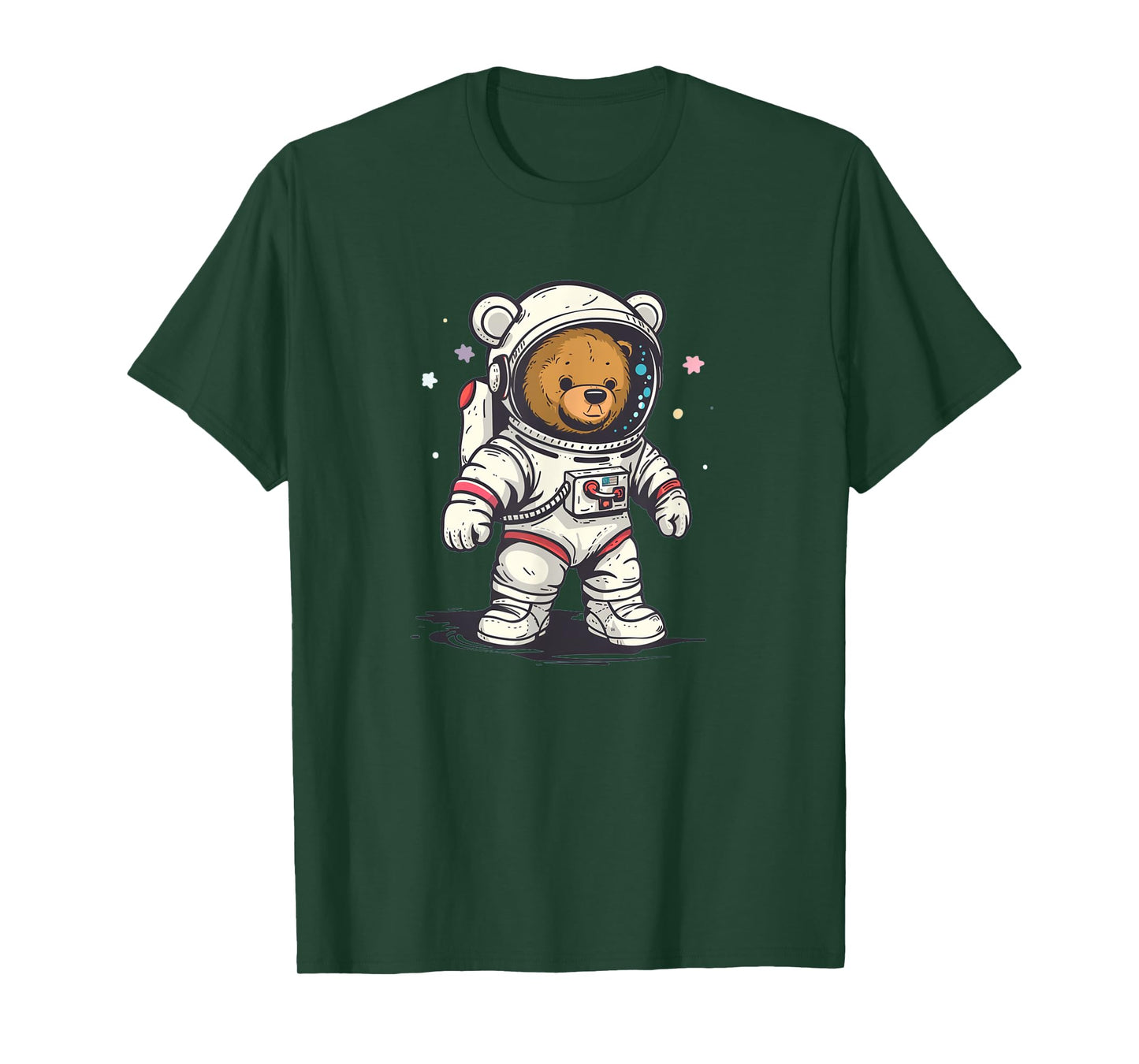 Funny Space Teddy Costume for Bear and Astronaut Lovers T-Shirt