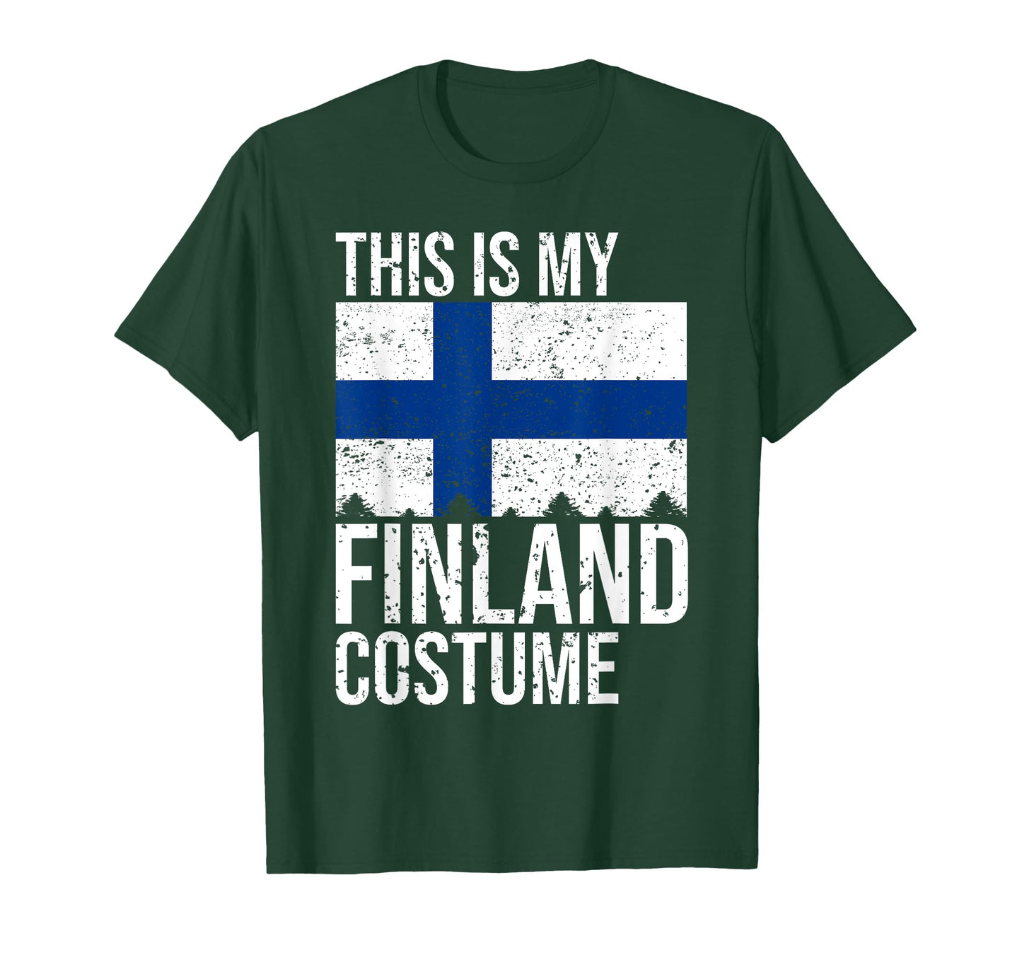 Vintage This is my Finland Flag Costume design For Halloween T-Shirt