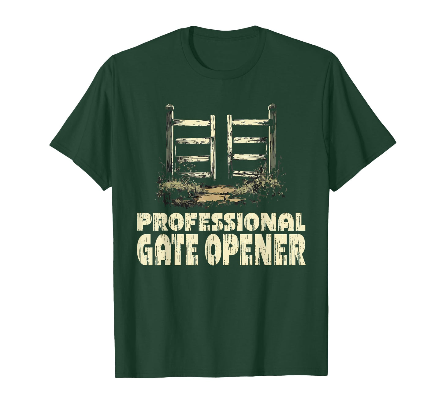 Rustic Country Professional Gate Opener T-Shirt