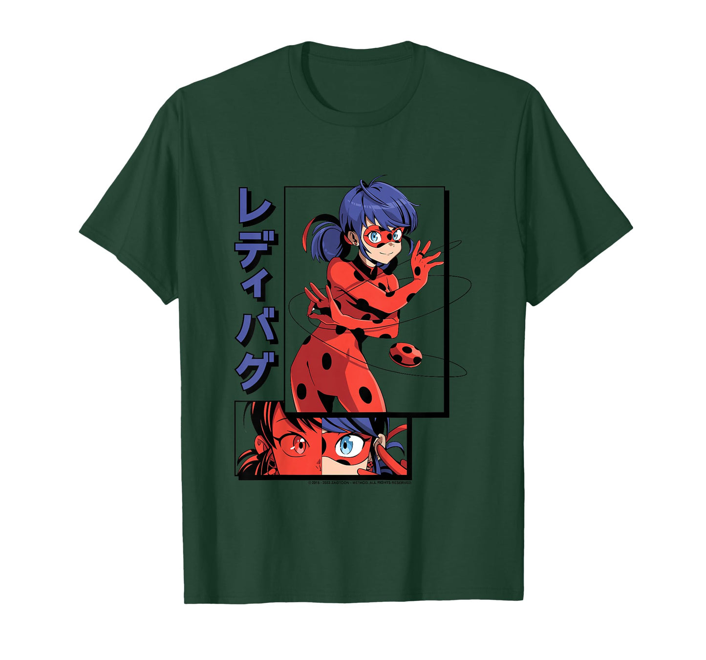 Kids Miraculous Lady Bug - Manga Lady Bug T-Shirt