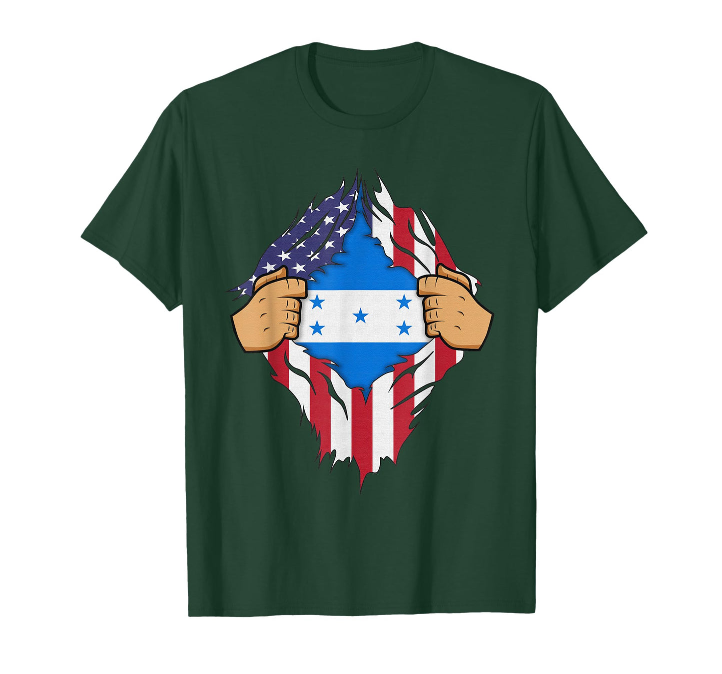HONDURAN FLAG HONDURAS Men Women Kids Gift T-Shirt