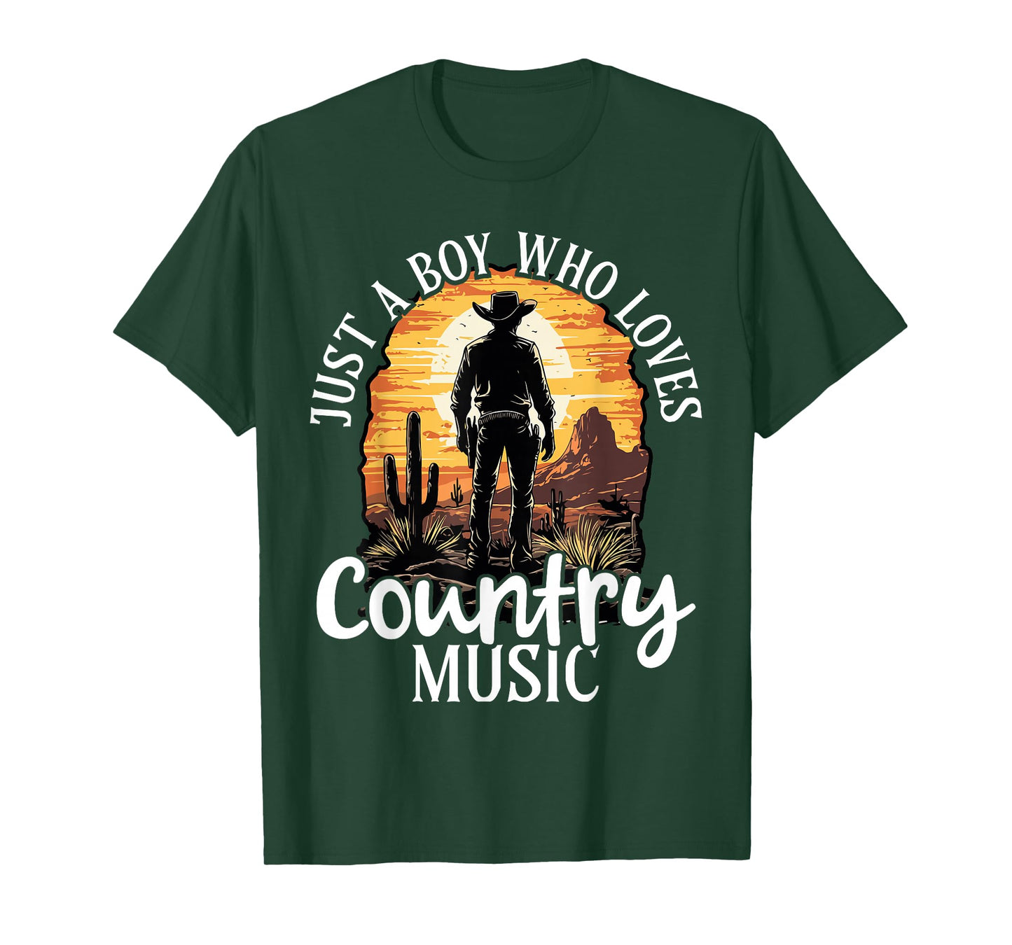 Just a Boy Who Loves Country Music T-Shirt