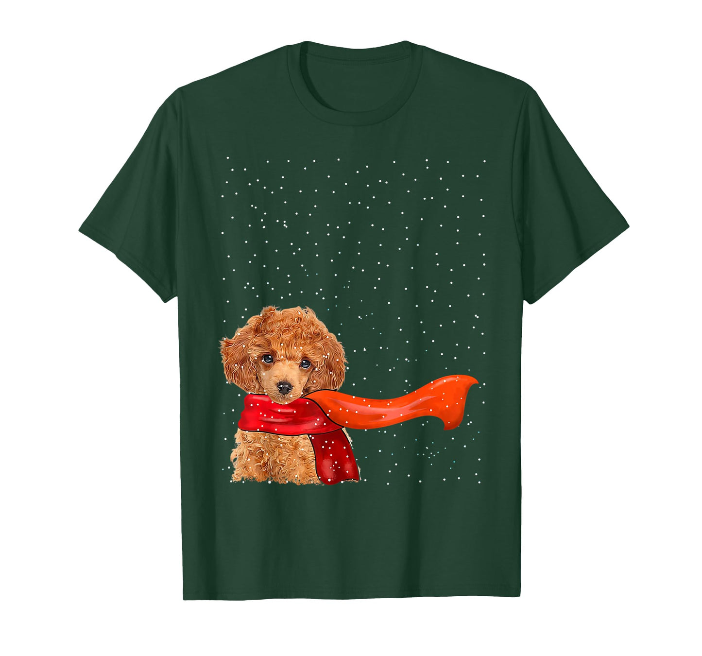Toy Poodle Dog Winter Christmas Sweater Xmas Pet T-Shirt for Men Women