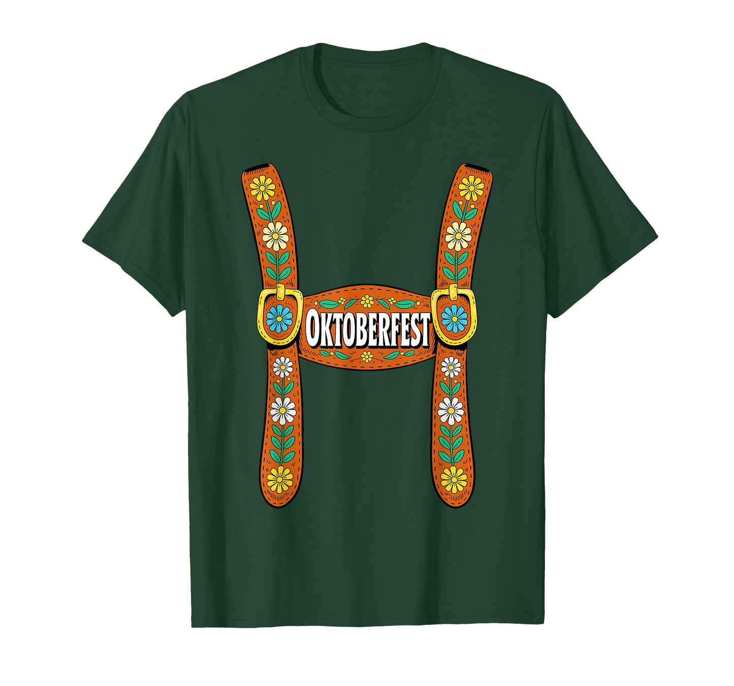Oktoberfest Lederhosen Bavarian Costume Beer Festival Adults T-Shirt