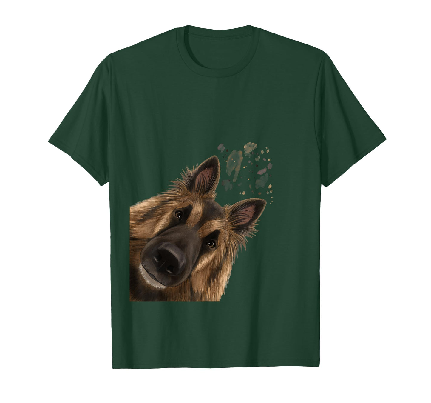 Funny Curious Belgian Shepherd Dog Tervuren T-Shirt