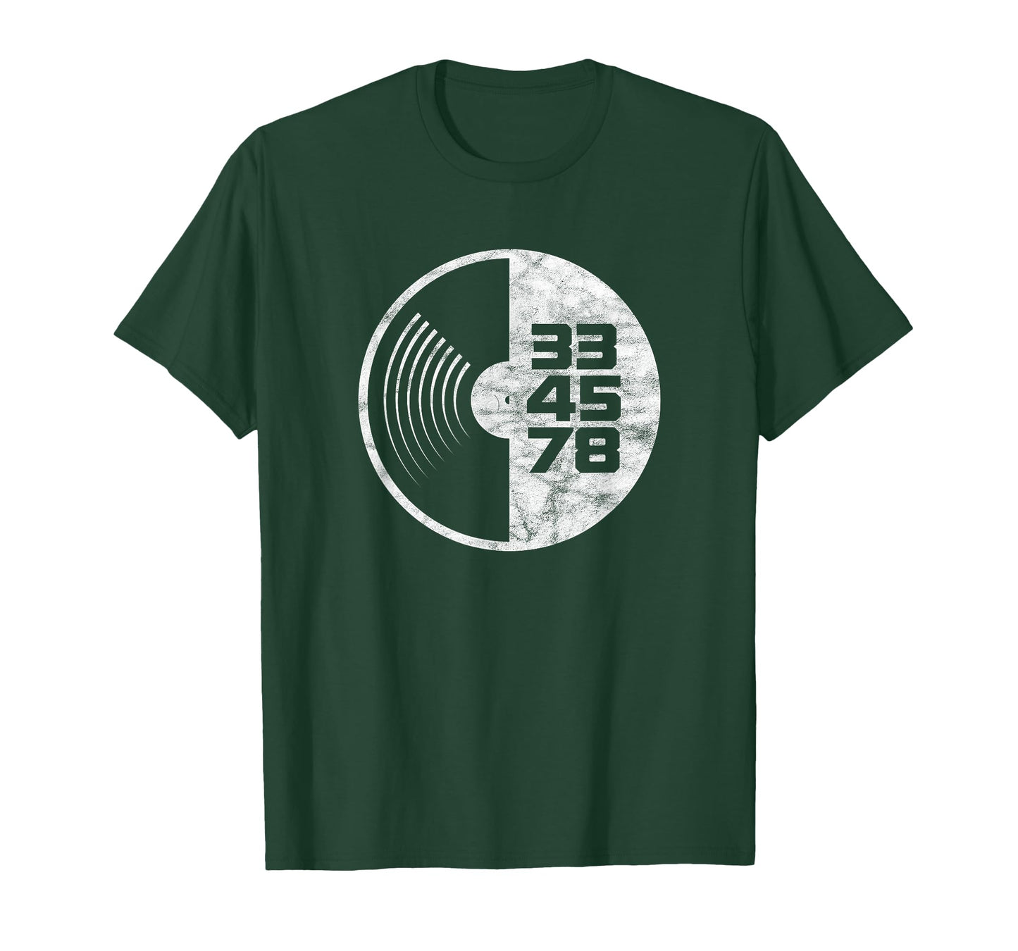Turntable 33 45 78 RPM T-Shirt Records Vinyl Collector Tee T-Shirt