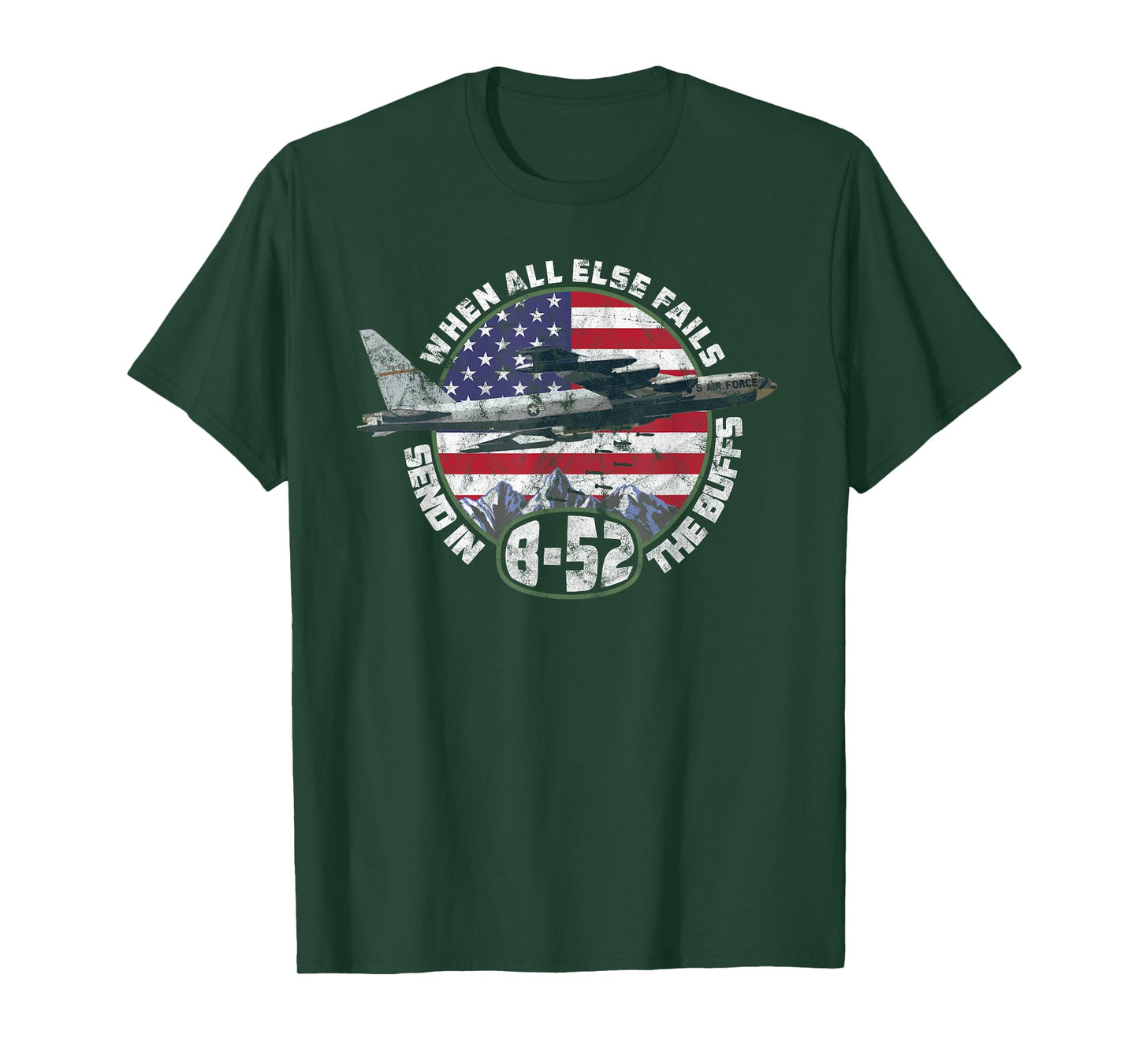 Send in the Buffs | B-52 Stratofortress Bomber Vintage Tee T-Shirt