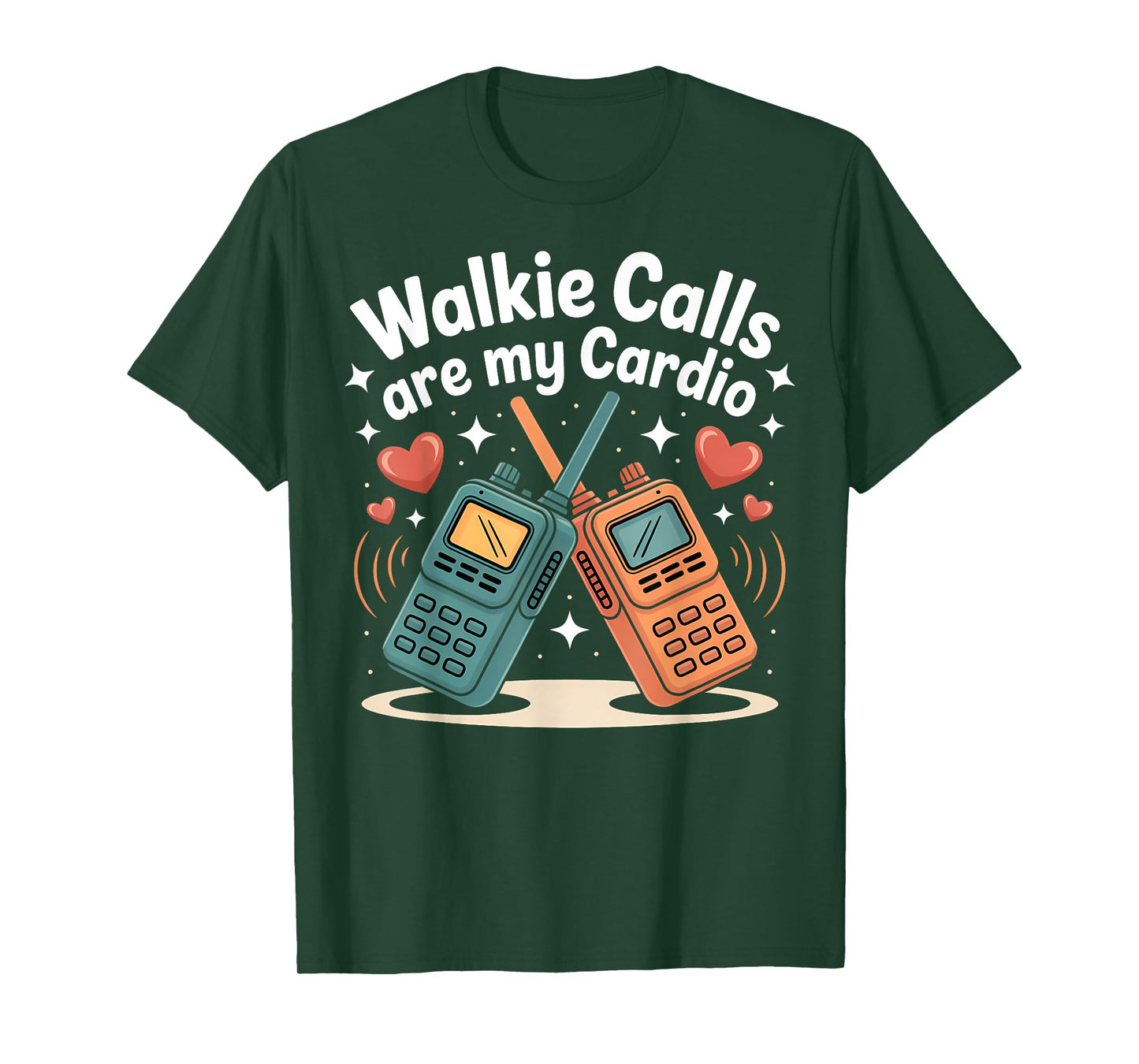 Funny Walkie Calls Are My Cardio Special Education Teacher T-Shirt