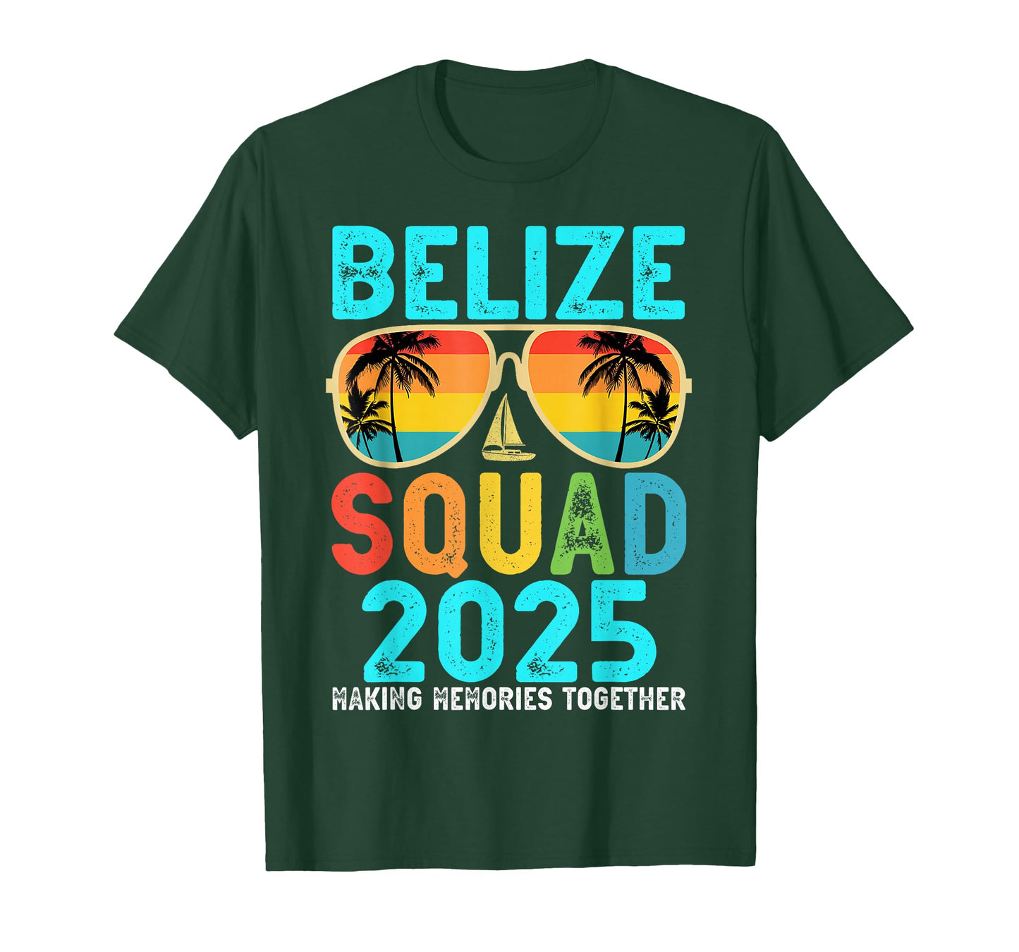 Belize Squad 2025 Vacation Friends Family Matching Group T-Shirt