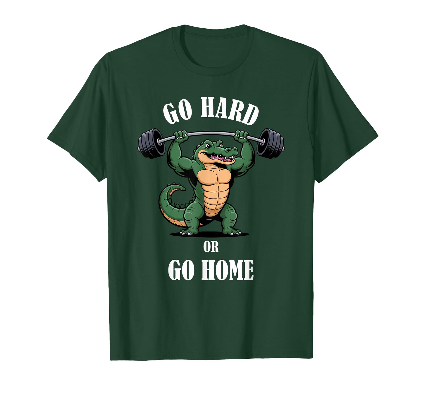 Alligator Workout Shirt Alligator Weightlifting Gym T-Shirt