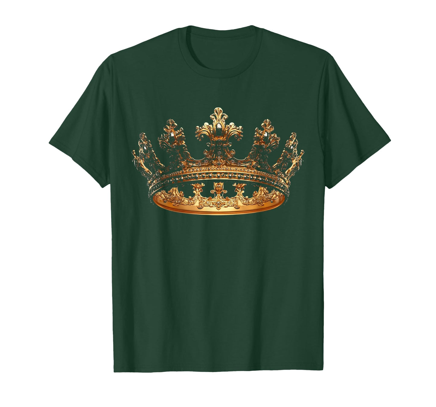 King Queen Crown Novelty T-Shirt