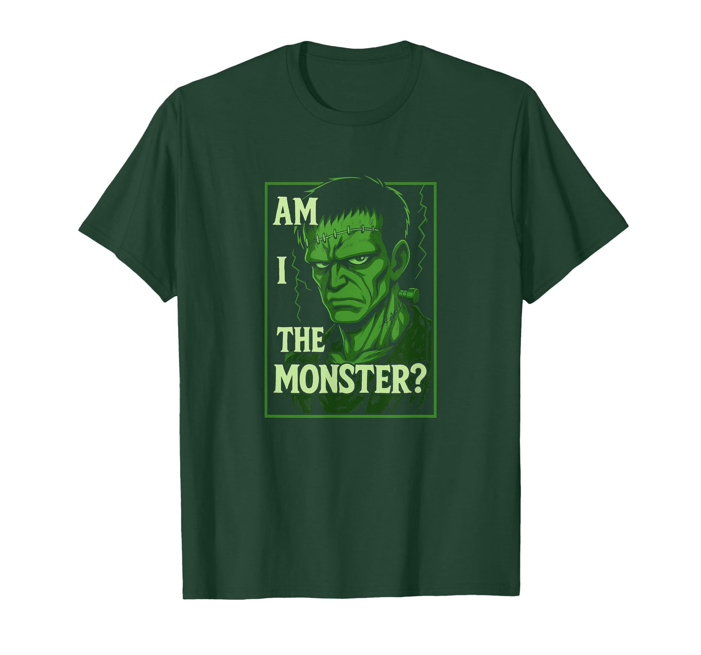 Frankenstein's "Am I The Monster", Classic Horror T-Shirt