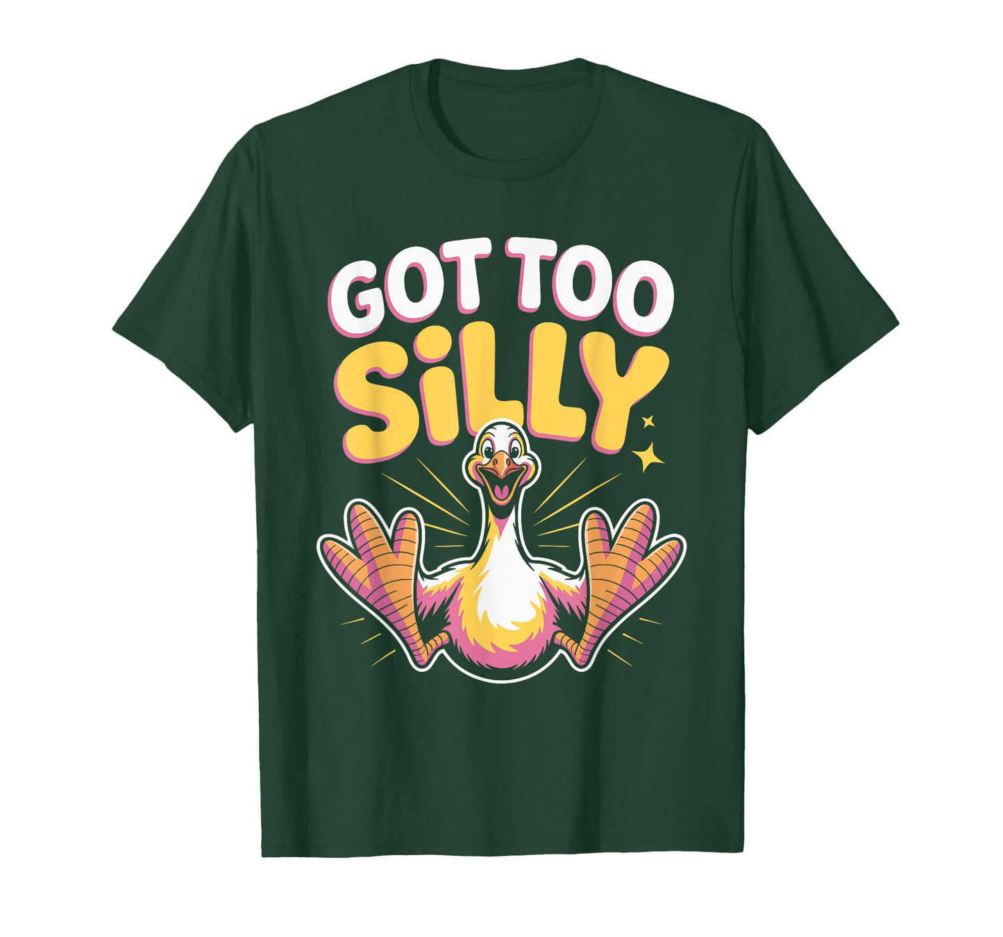 Got Too Silly Goose Meme Cartoon T-Shirt