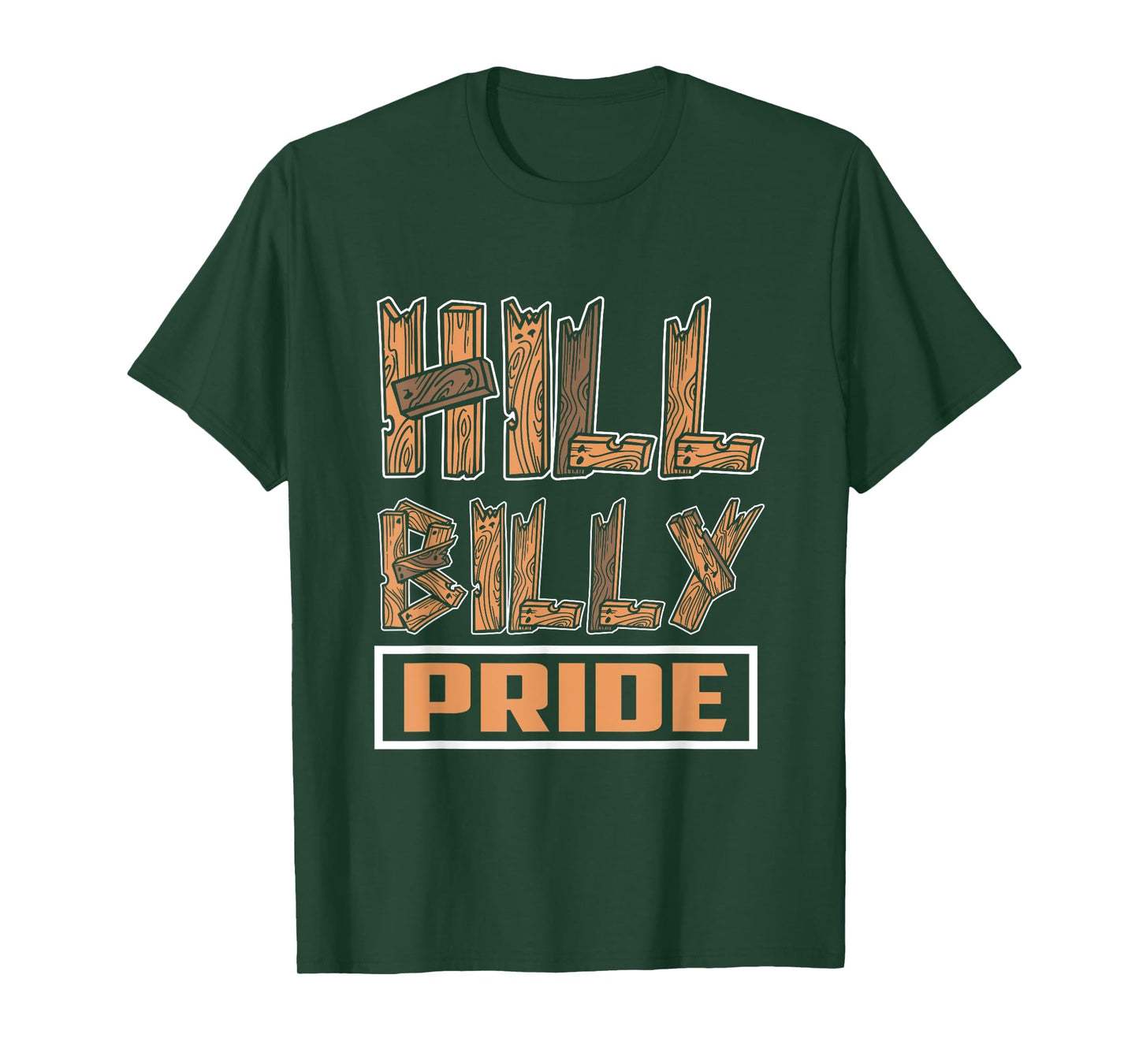 "Hillbilly Pride" Funny Redneck Country Southern T-Shirt
