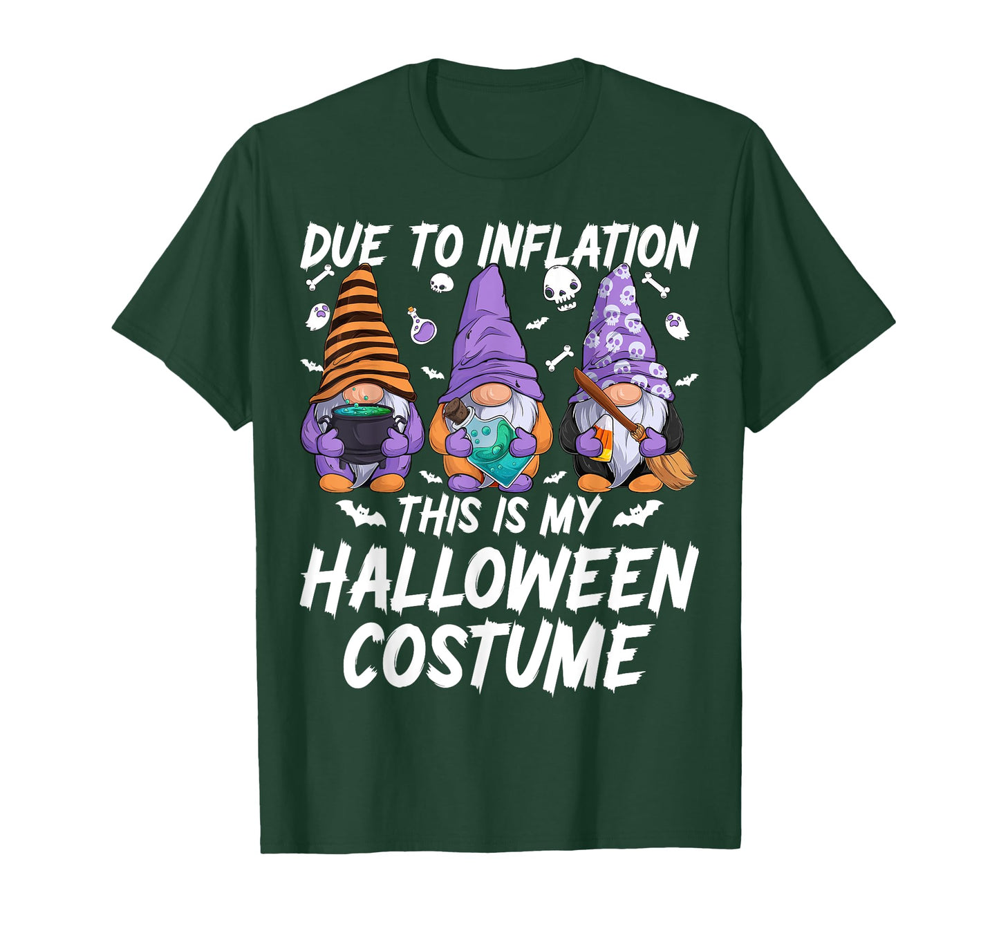 Spooky Gnome Due To Inflation This Is My Halloween Costume T-Shirt