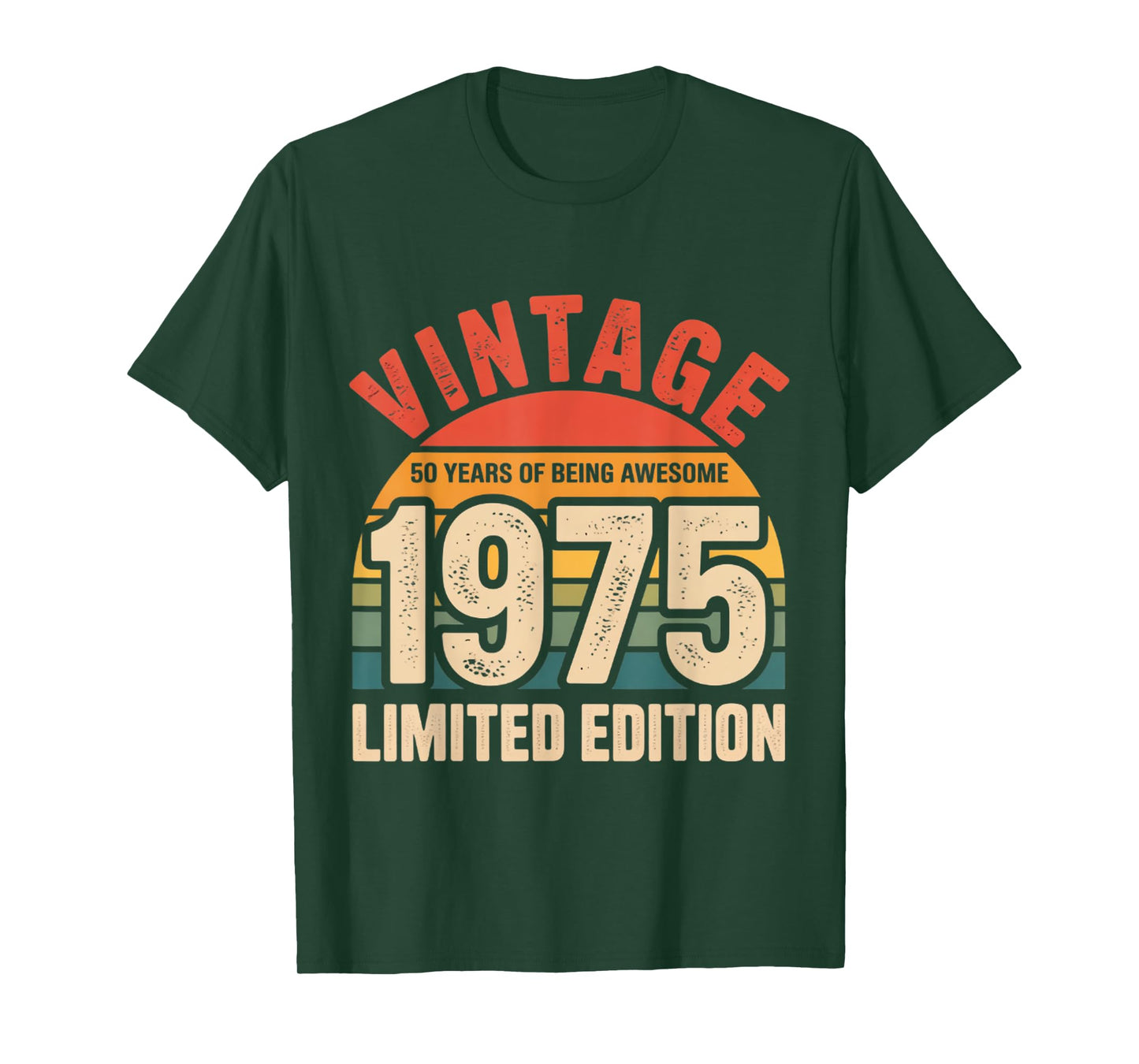 50 Year Birthday Decorations Men Gag 50yr 1975 50th Birthday T-Shirt