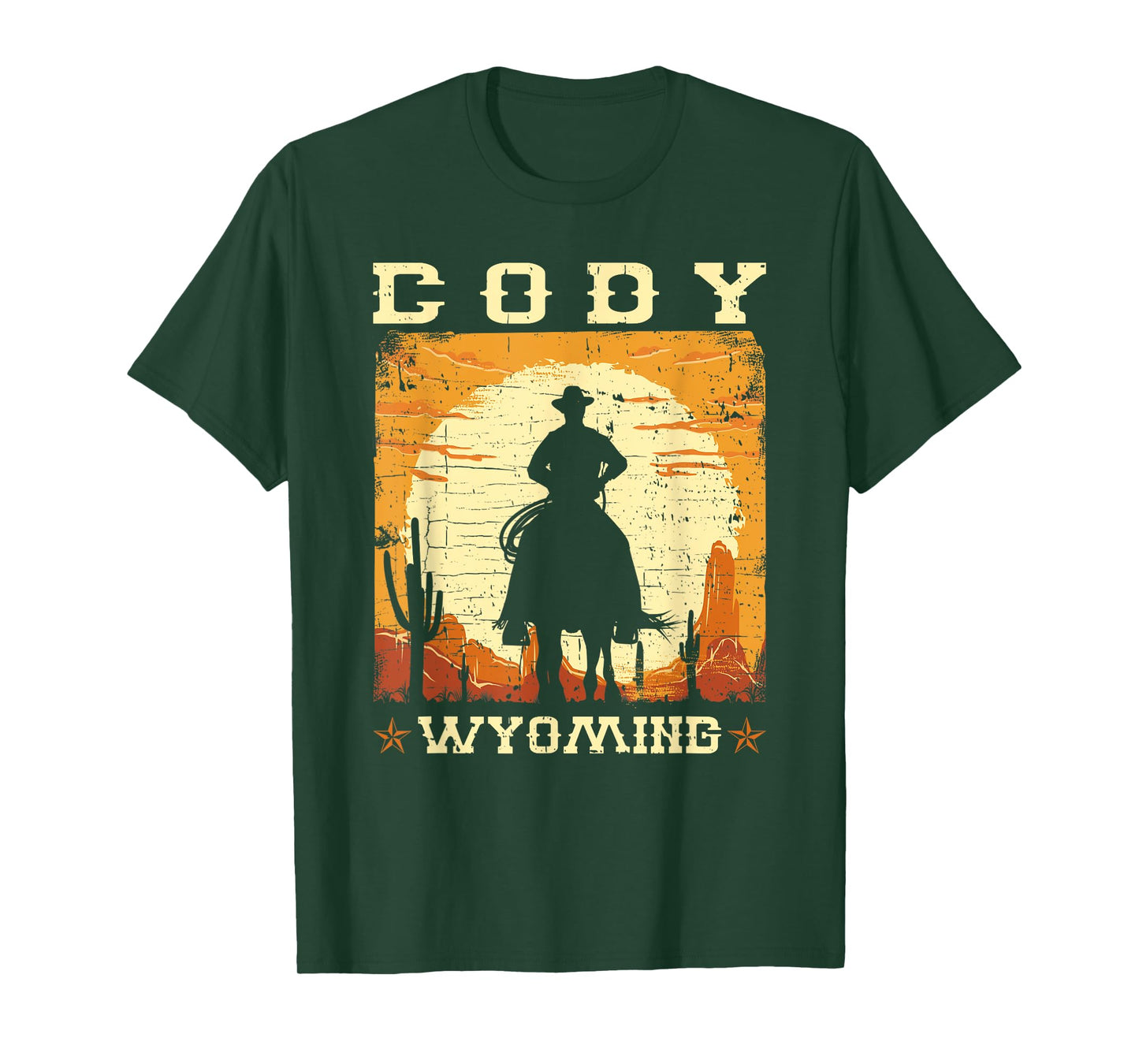 Cody Wyoming WY Western Country Cowboy T-Shirt