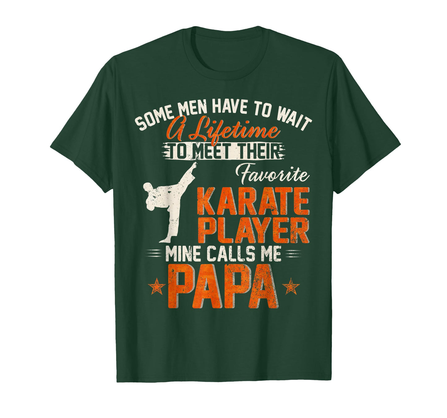 Vintage My Favorite Karate Player Calls Me Papa Karateka T-Shirt