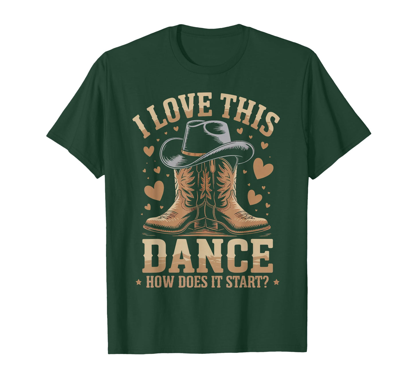Love This Dance Line Dancing Line Dance Line Dancer T-Shirt