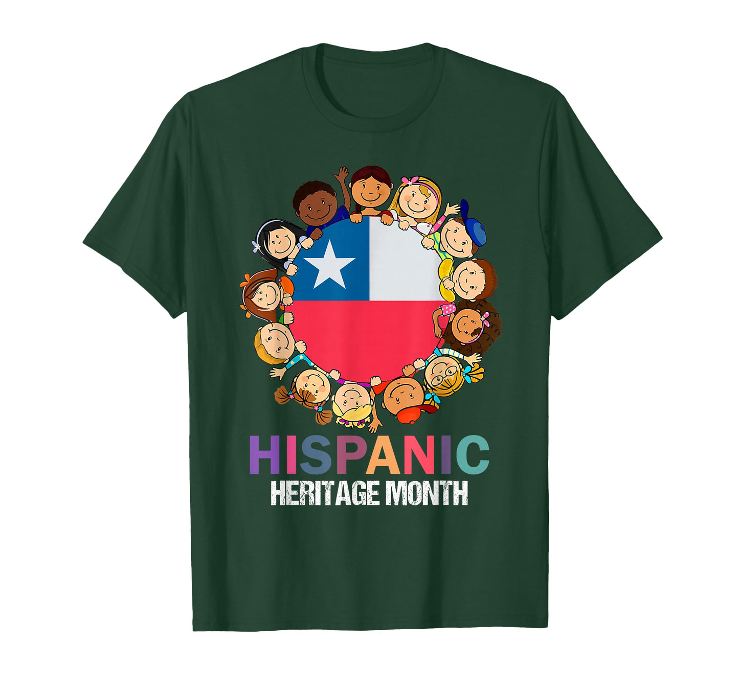 Chileans,hsipanic heritage month, Chile flag Boy Kids Girl, T-Shirt