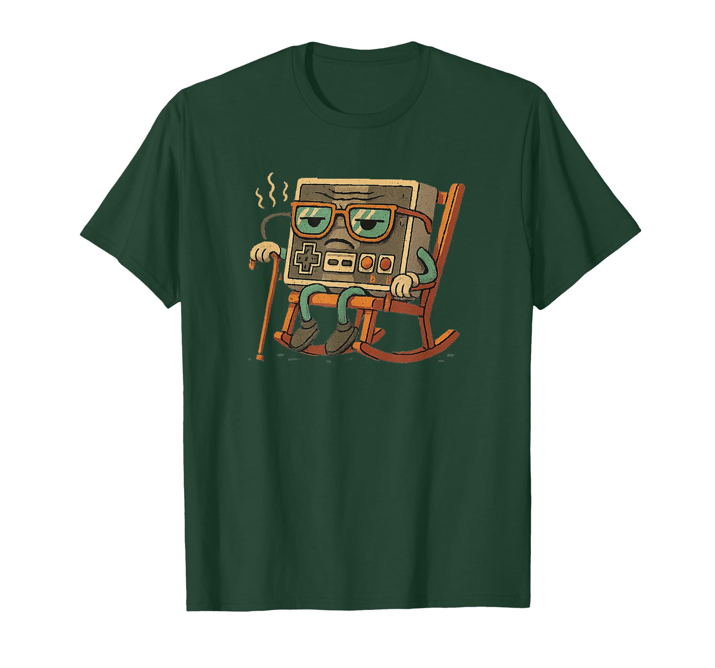 Funny Old Gamer Gaming Retro 80s 90s Video Game Old Gamer T-Shirt