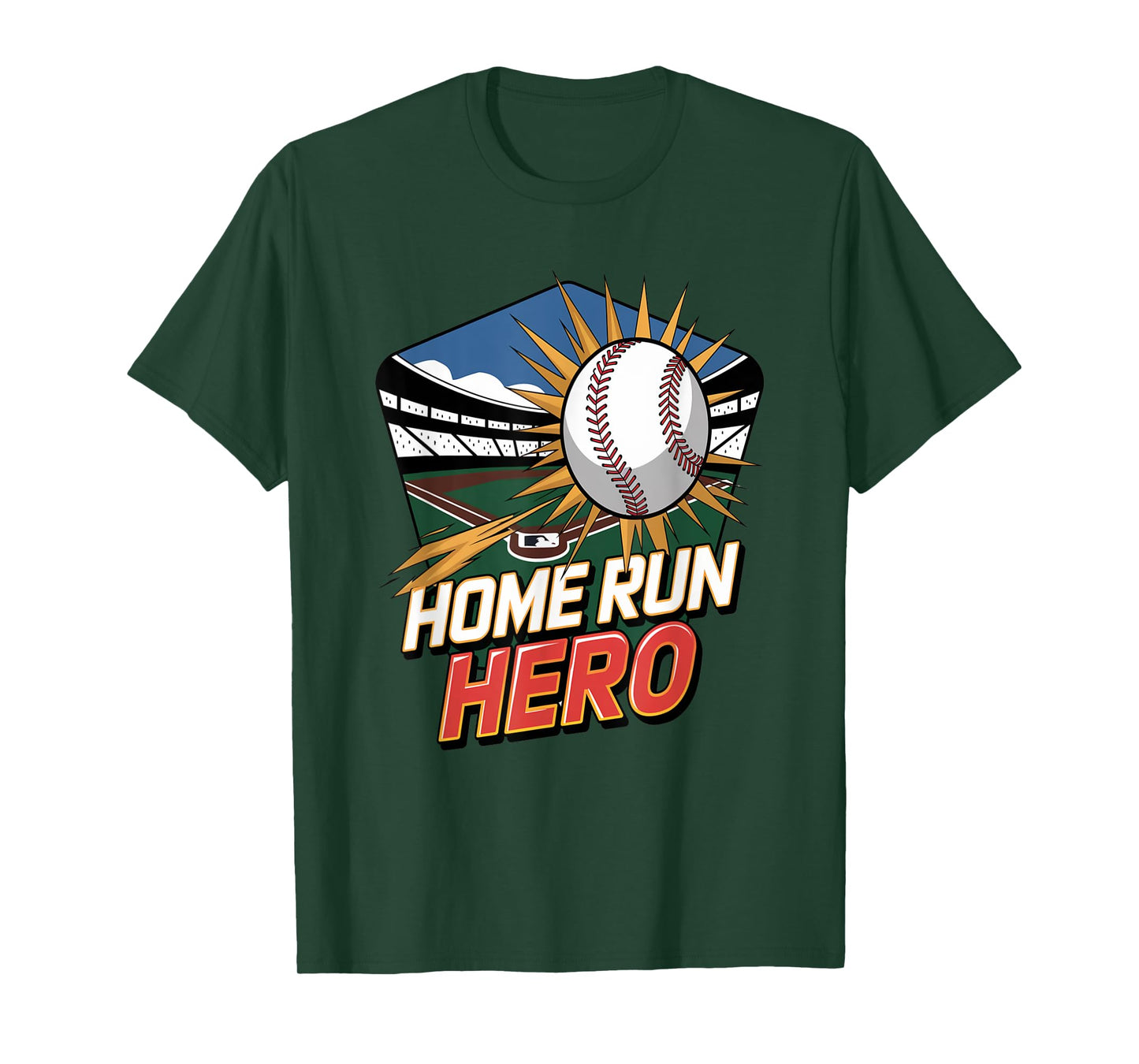 Home Run Hero Baseball Champions and Fans T-Shirt