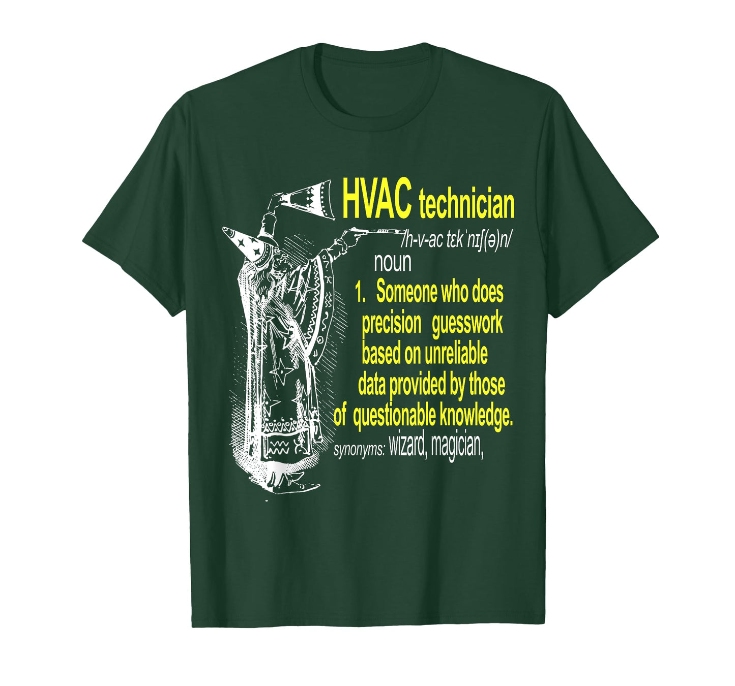 HVAC Technician Funny Definition T-Shirt Air Conditioning T-Shirt