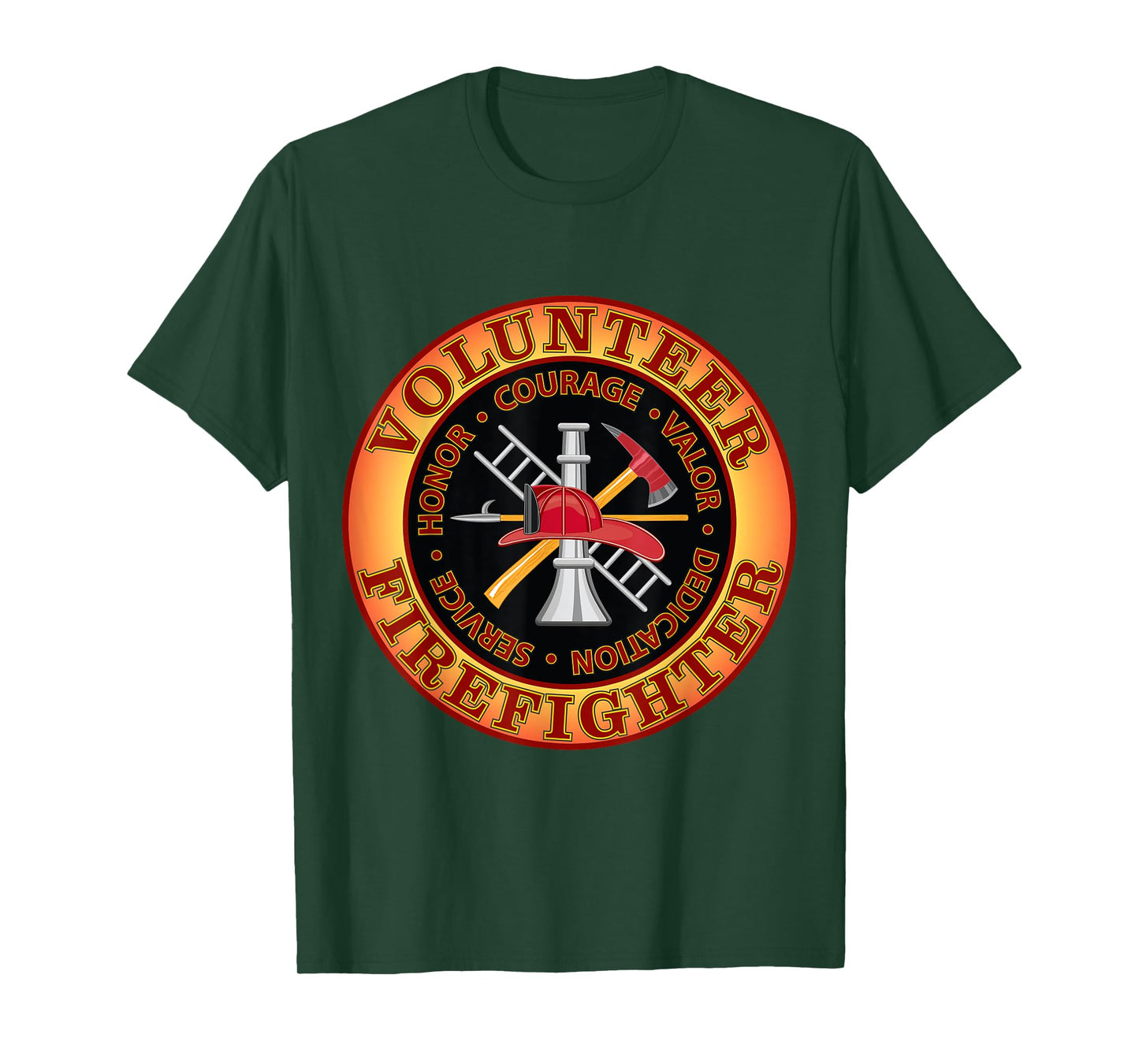 Volunteer Firefighter Courage Valor Shirt