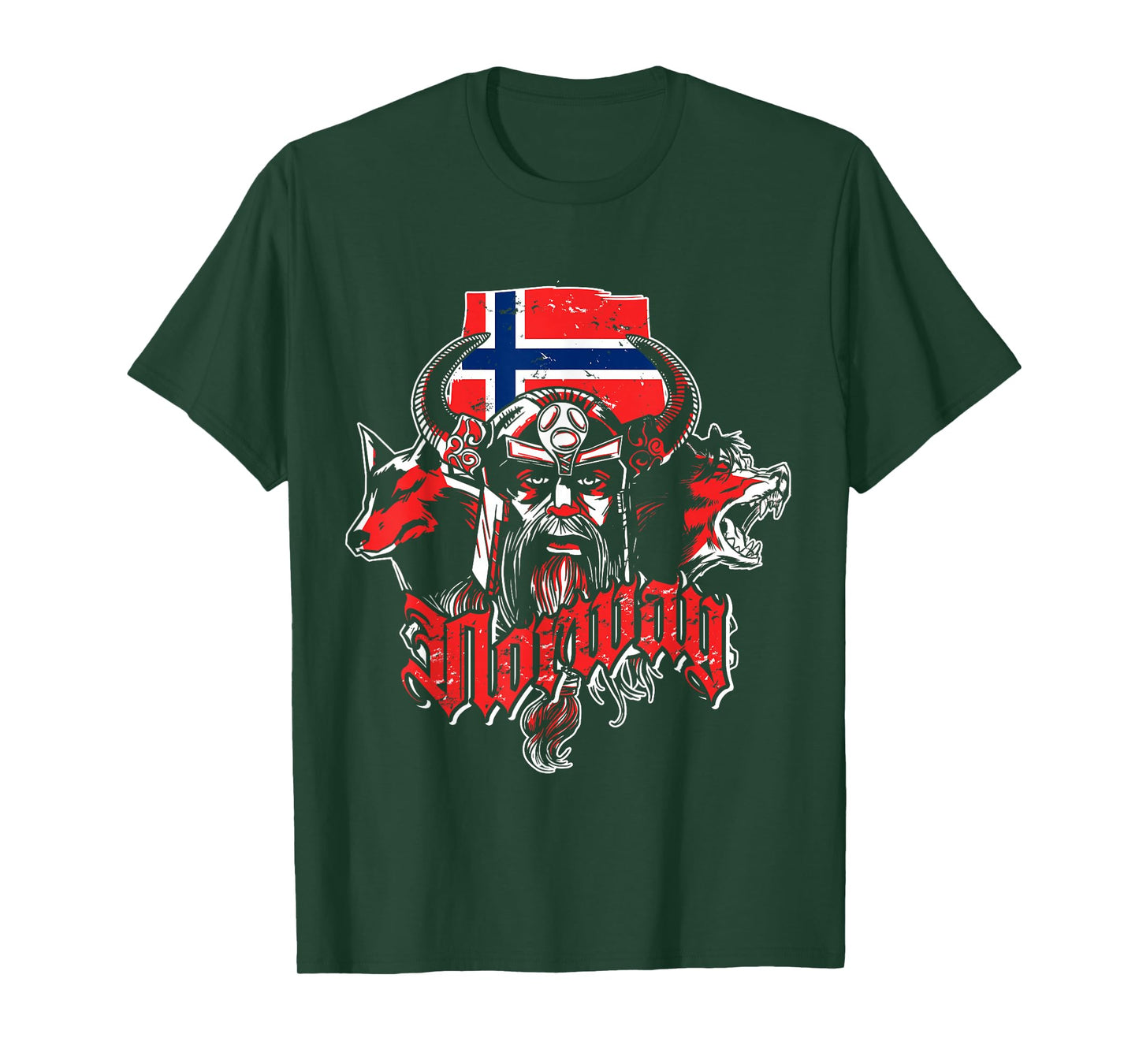 Viking Wolf Gift Oslo Norway T-Shirt