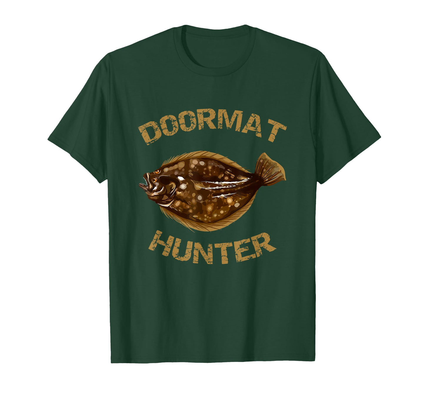 Doormat Hunter | Summer Flounder Fishing T-Shirt T-Shirt